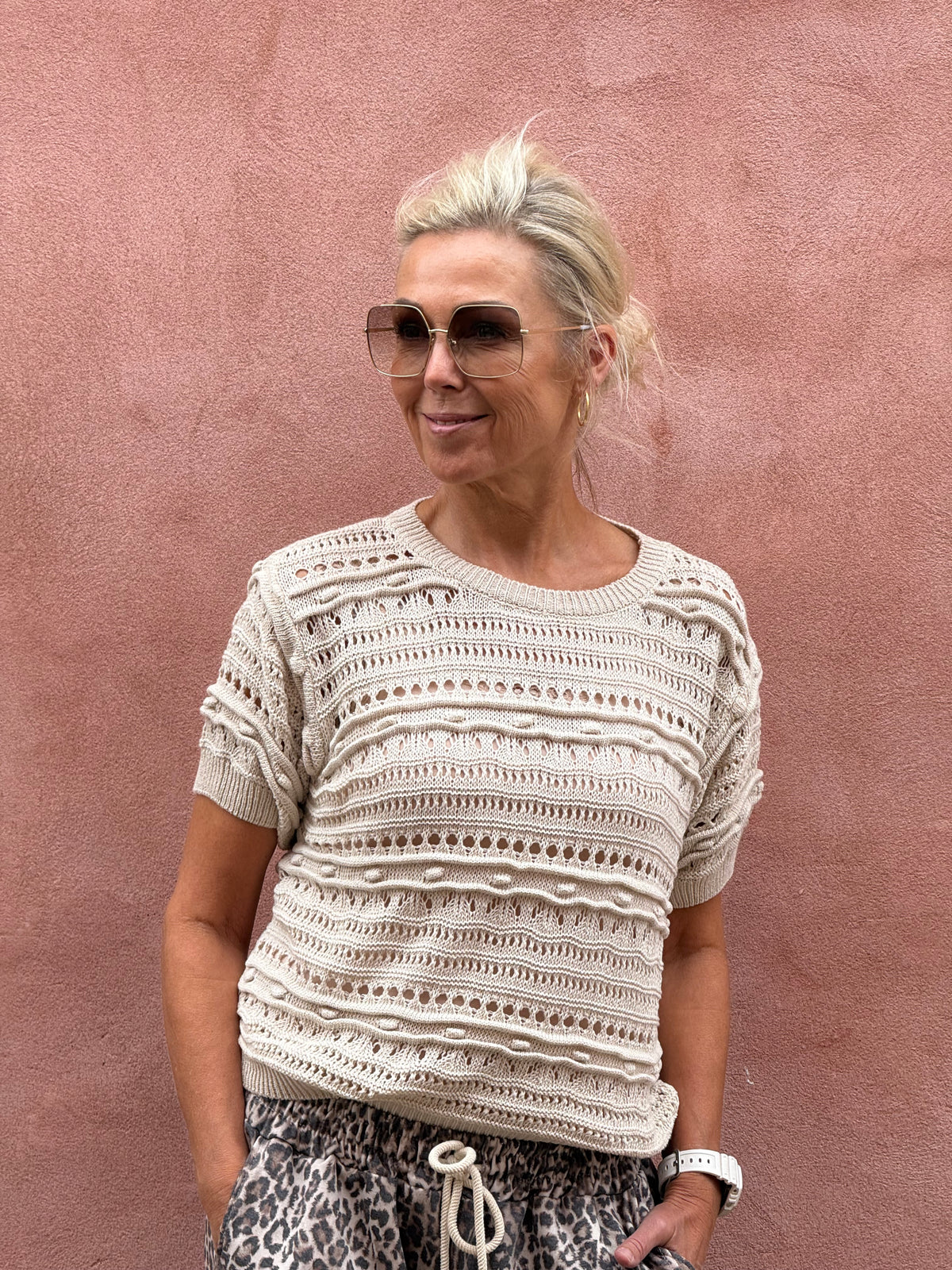 Stesso Knitted Shirt - Off White