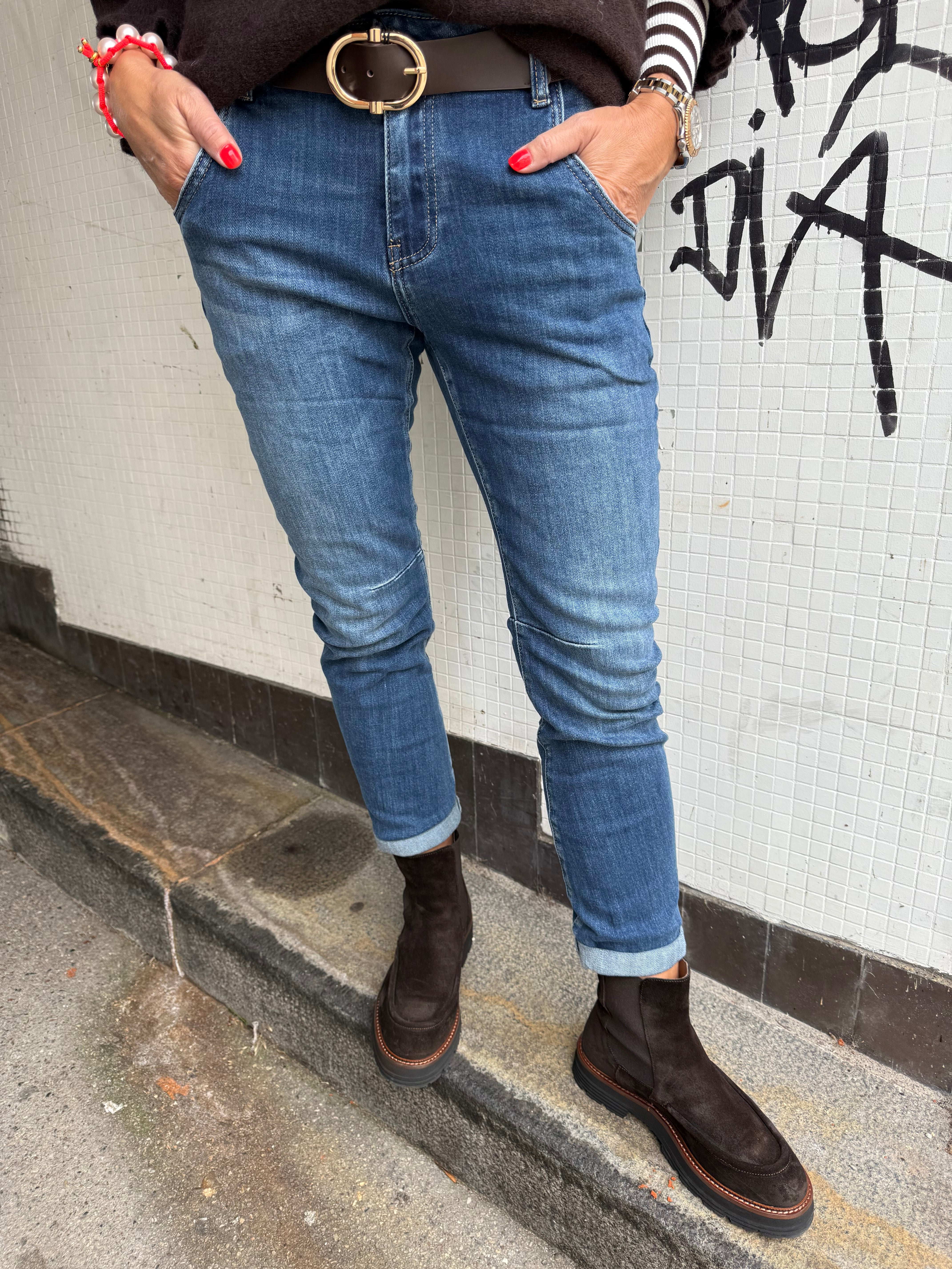 Donna Jeans - Denimblå