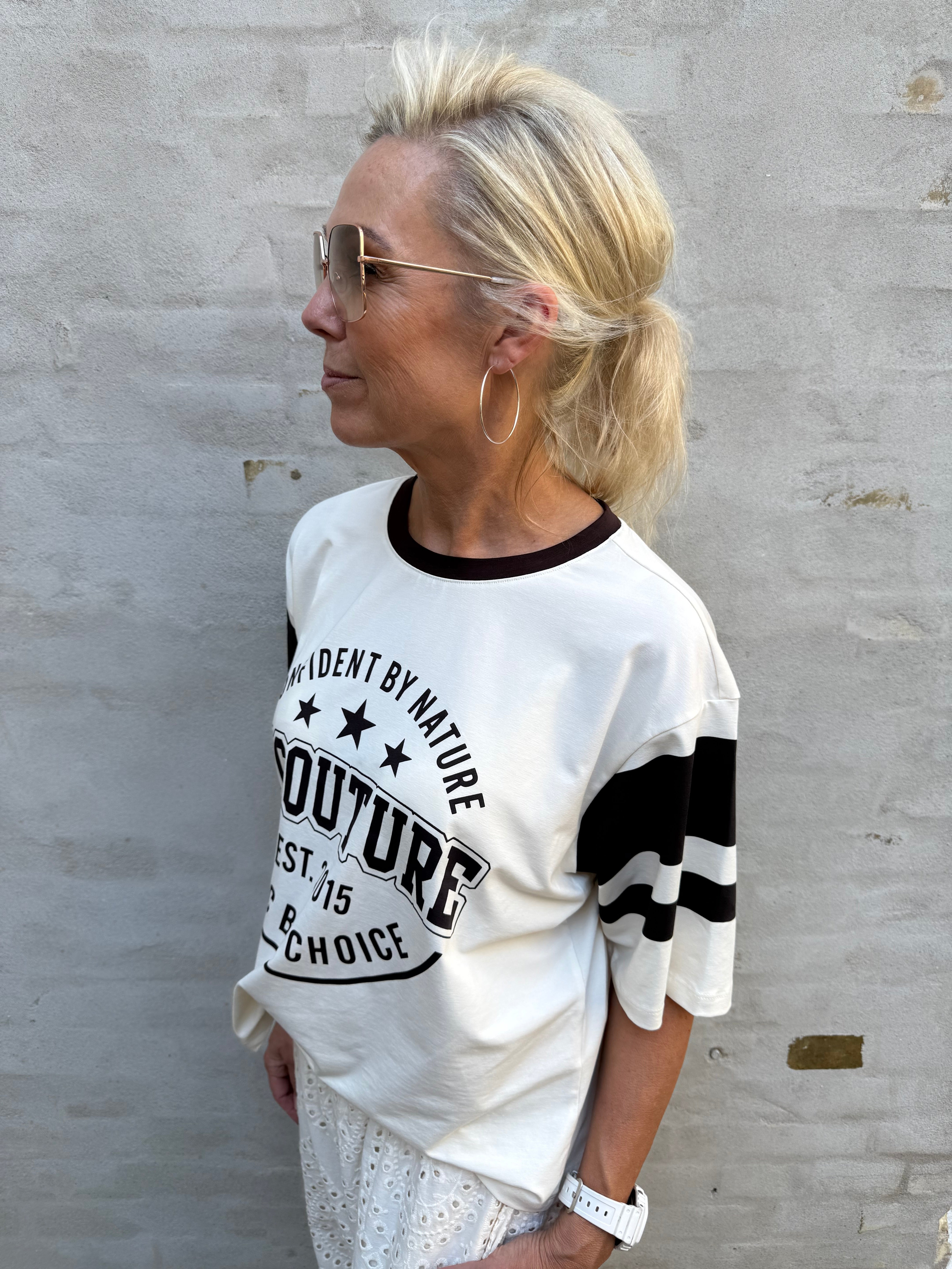 ConfidentCC Box Tee - Chocolate  Plum