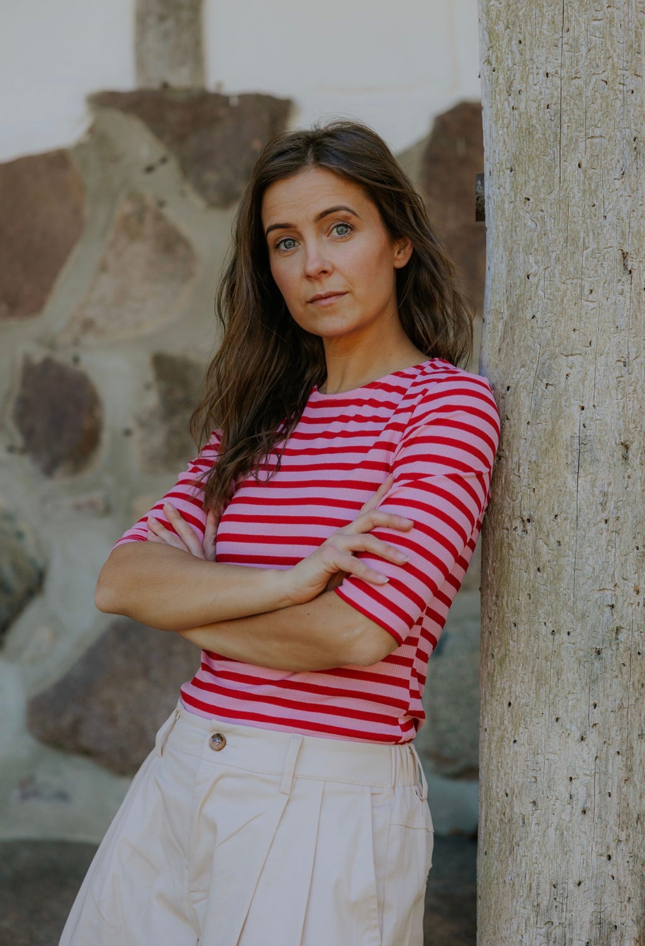 Everyday Stripes Blus - Svart