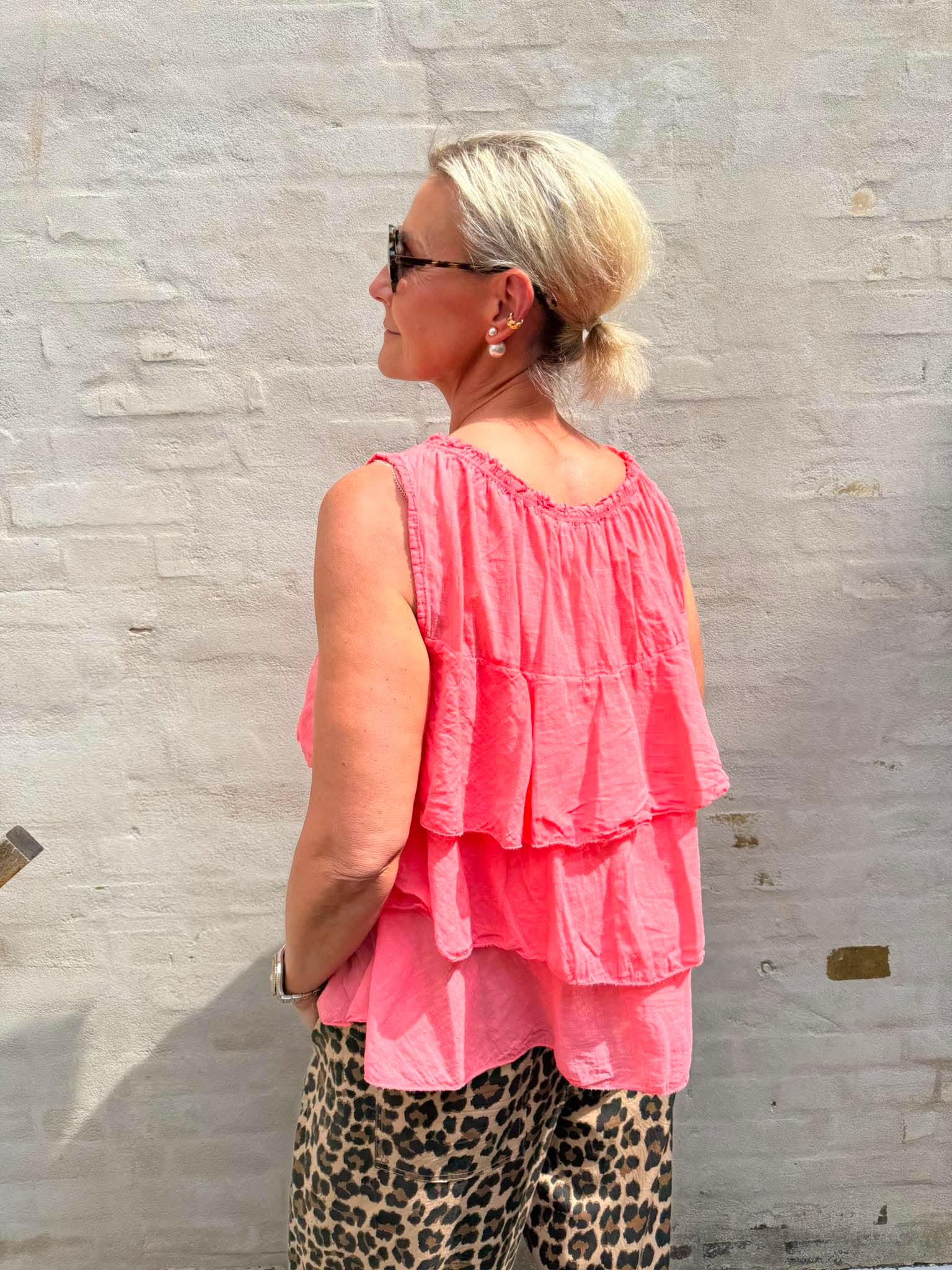 Ruffle Top - Orange