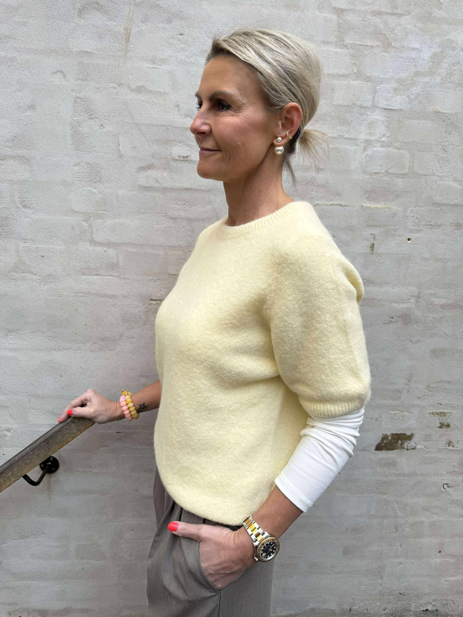 Giulia Knit - Ljusgul