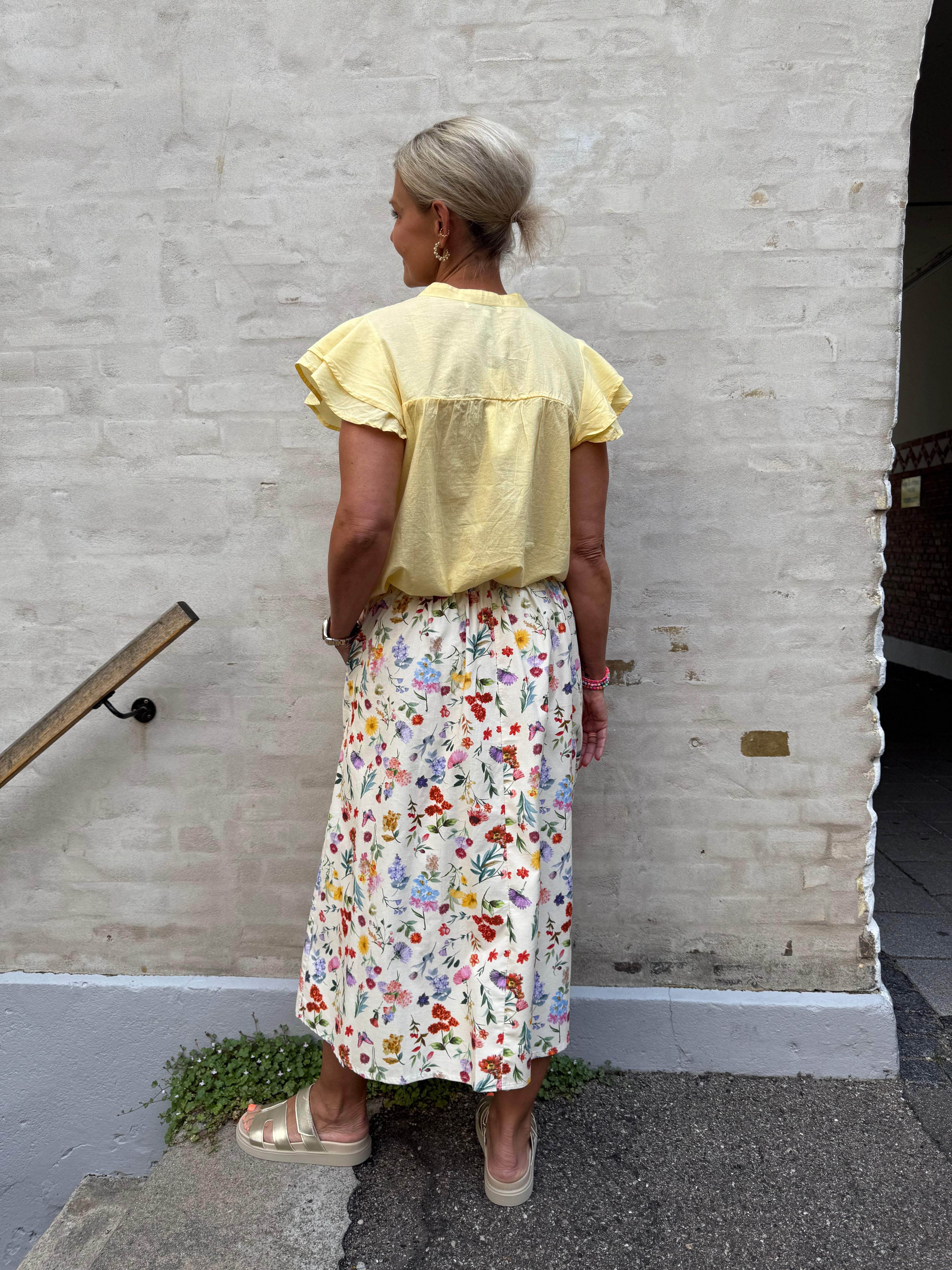 Christel Solid Top - Ljusgul