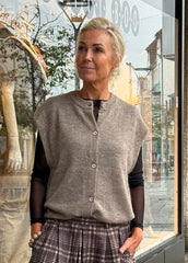 FQDIDO VÄST - Desert Taupe Melange