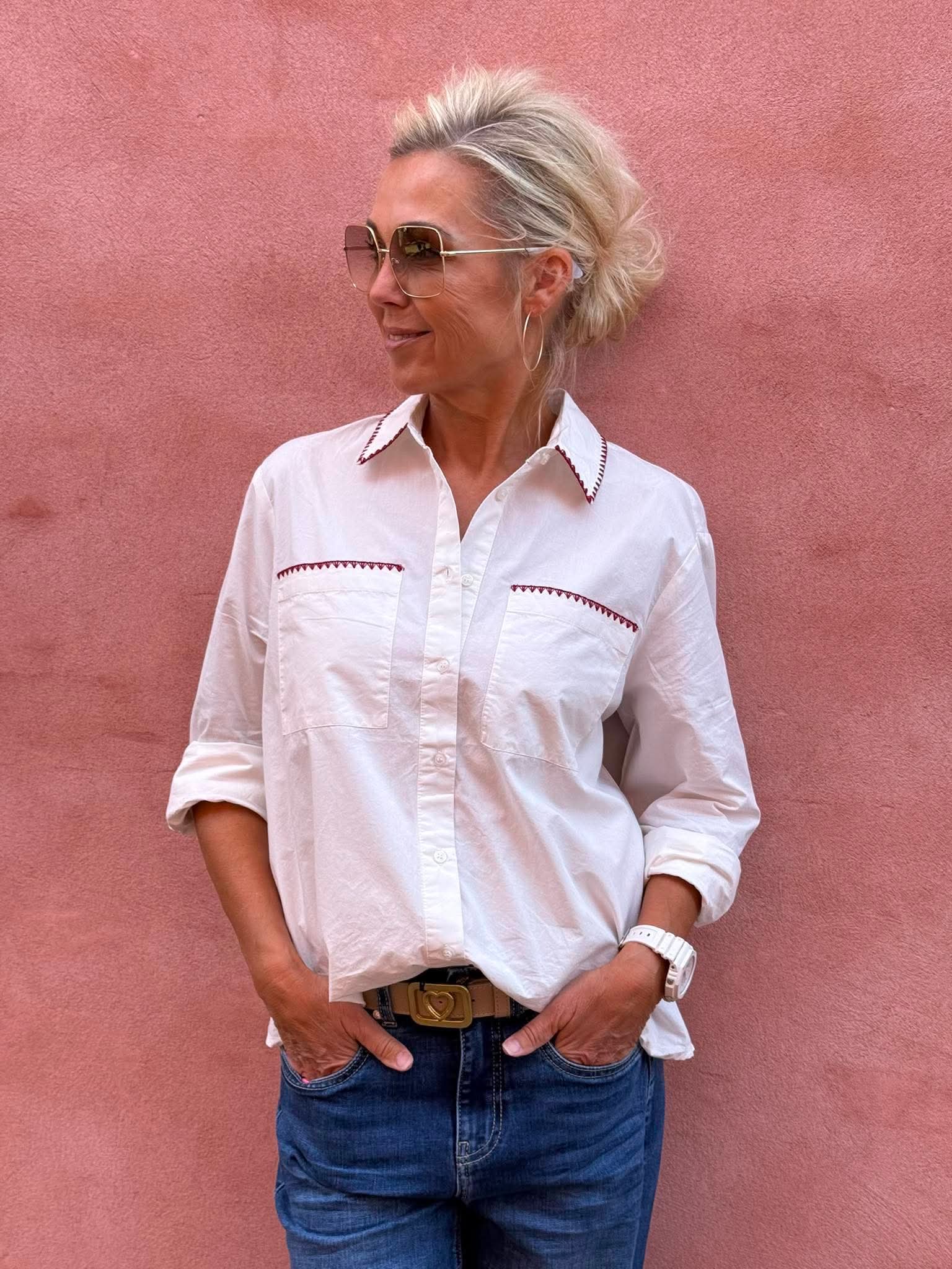 Malena Olena Shirt - Spring Gardenia
