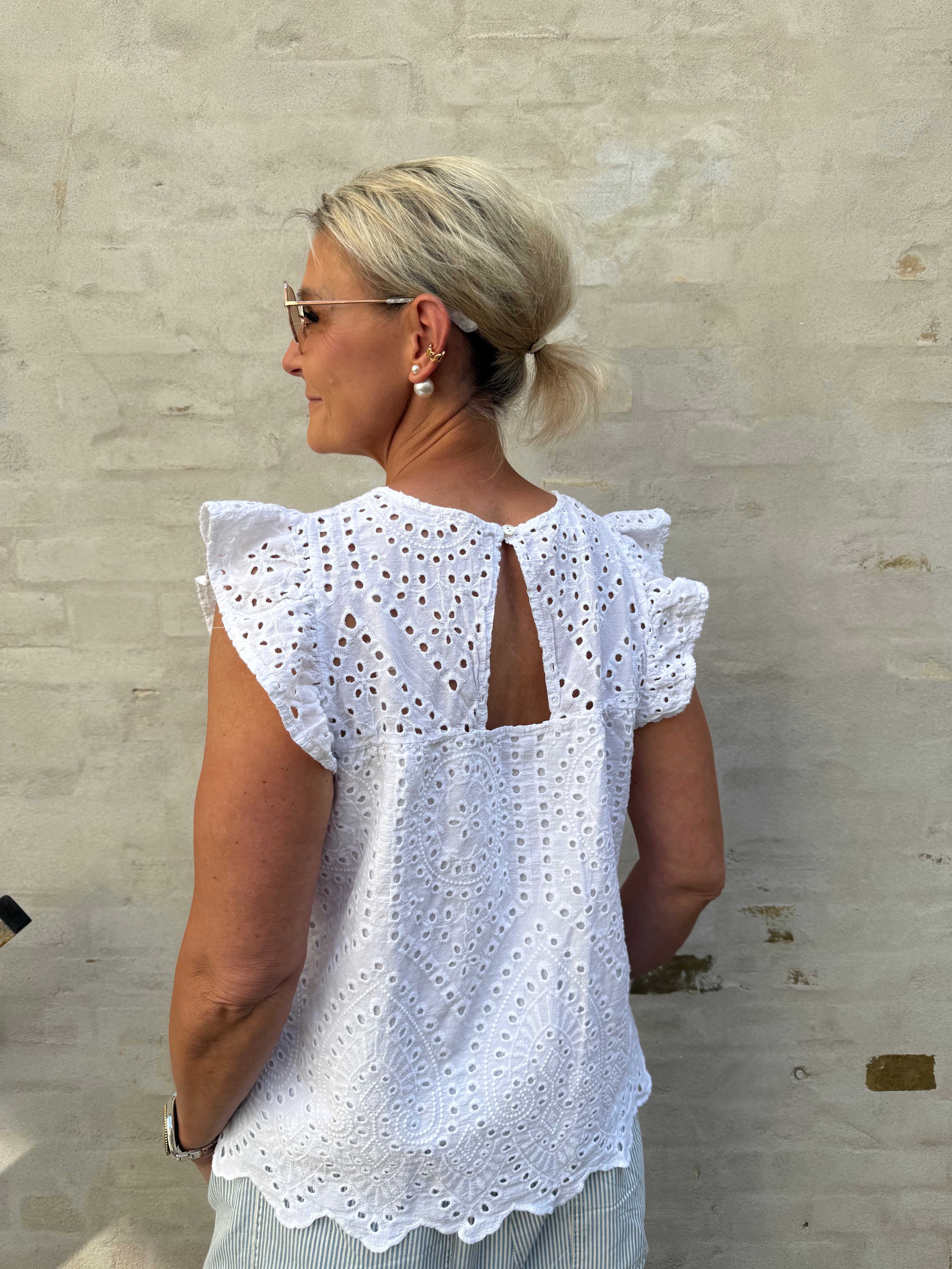 Angie Top - Vit
