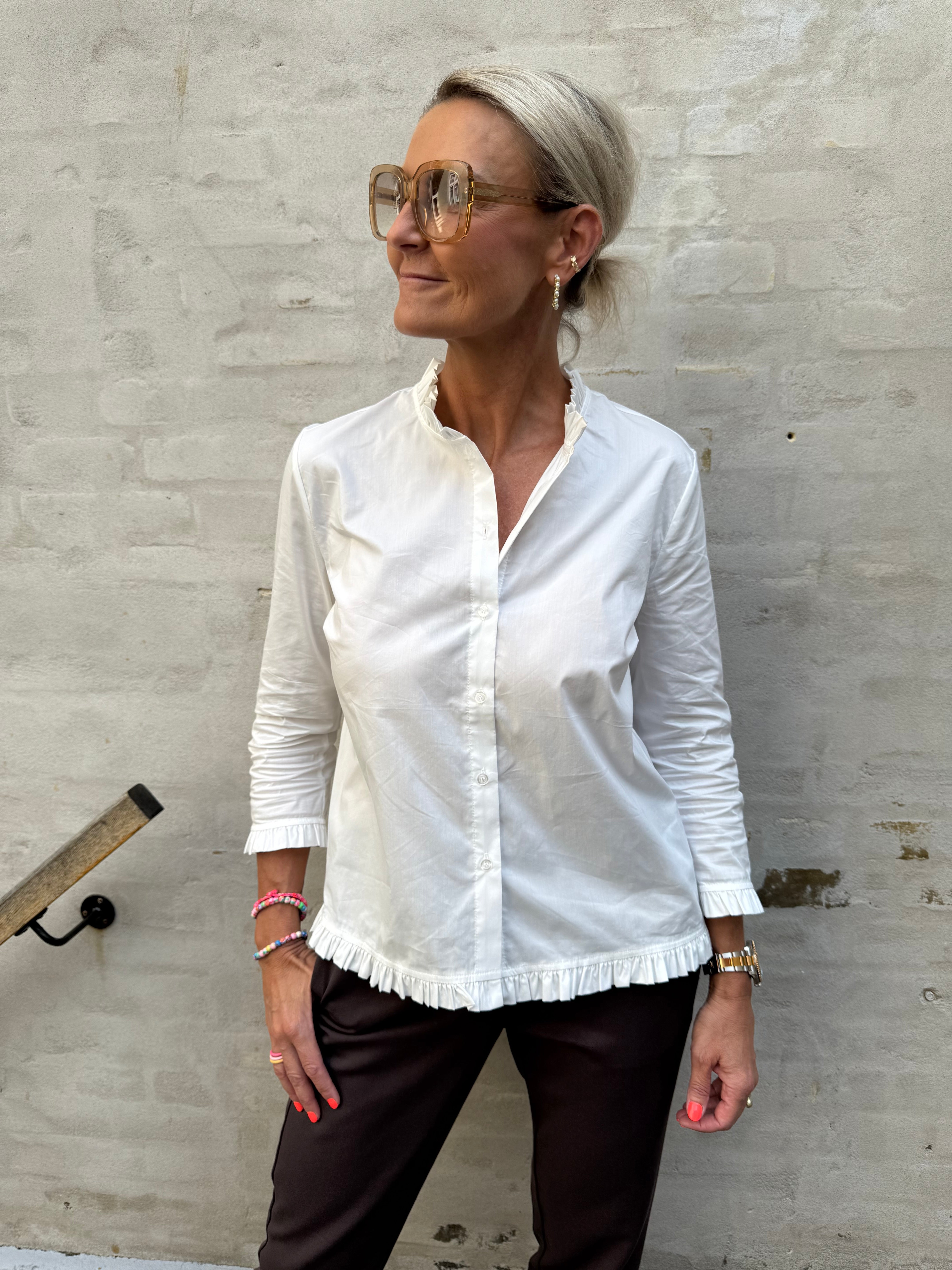 Kiea Antoinette Skjorta - Spring Gardenia