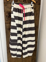 FÖRBESTÄLLNING-Very Striped Sweatpants - Off White/Brown