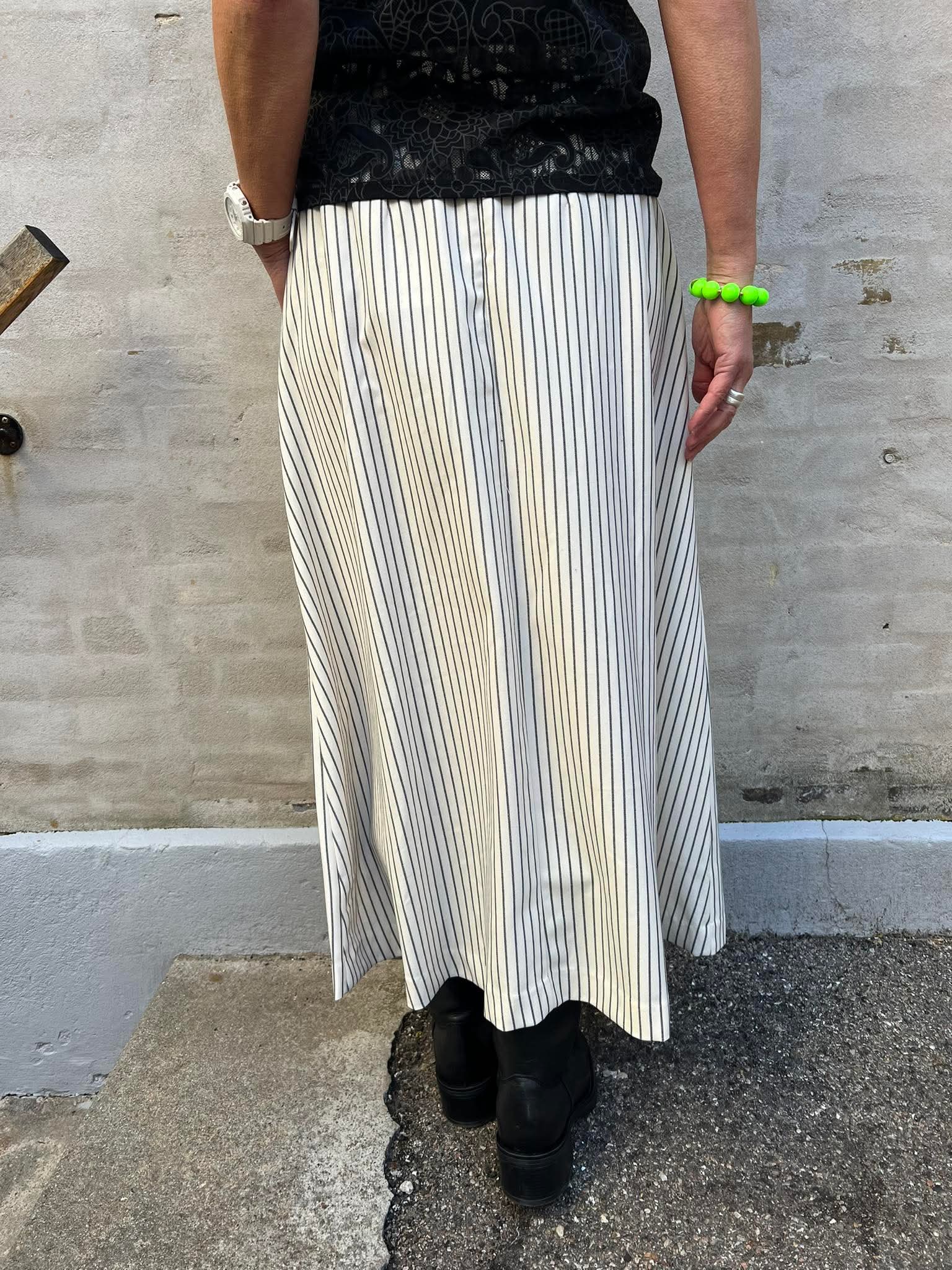 SalvieCC Anya plissékjol - Vit