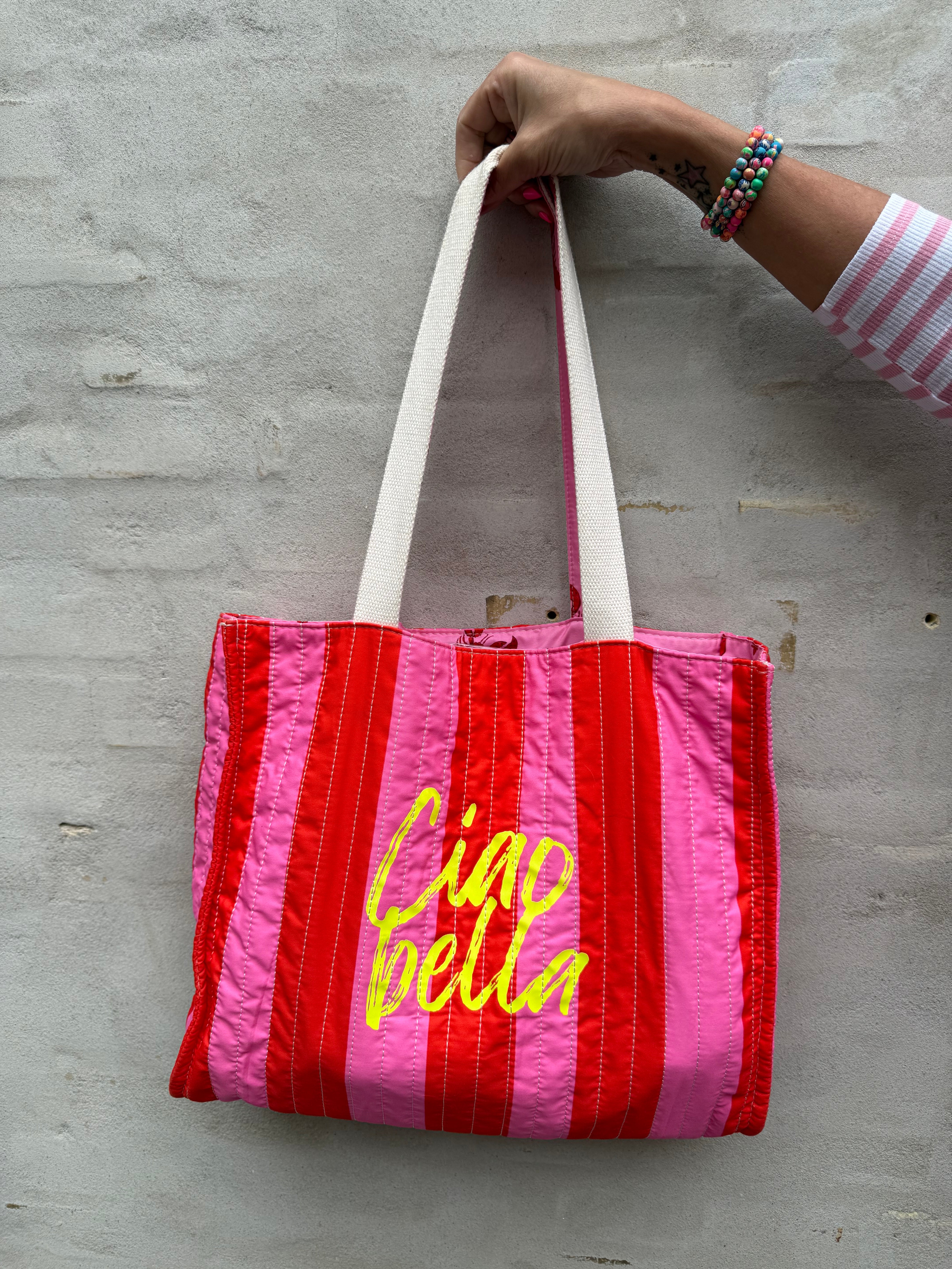 Ciao Bella Big Bag - Red/Pink