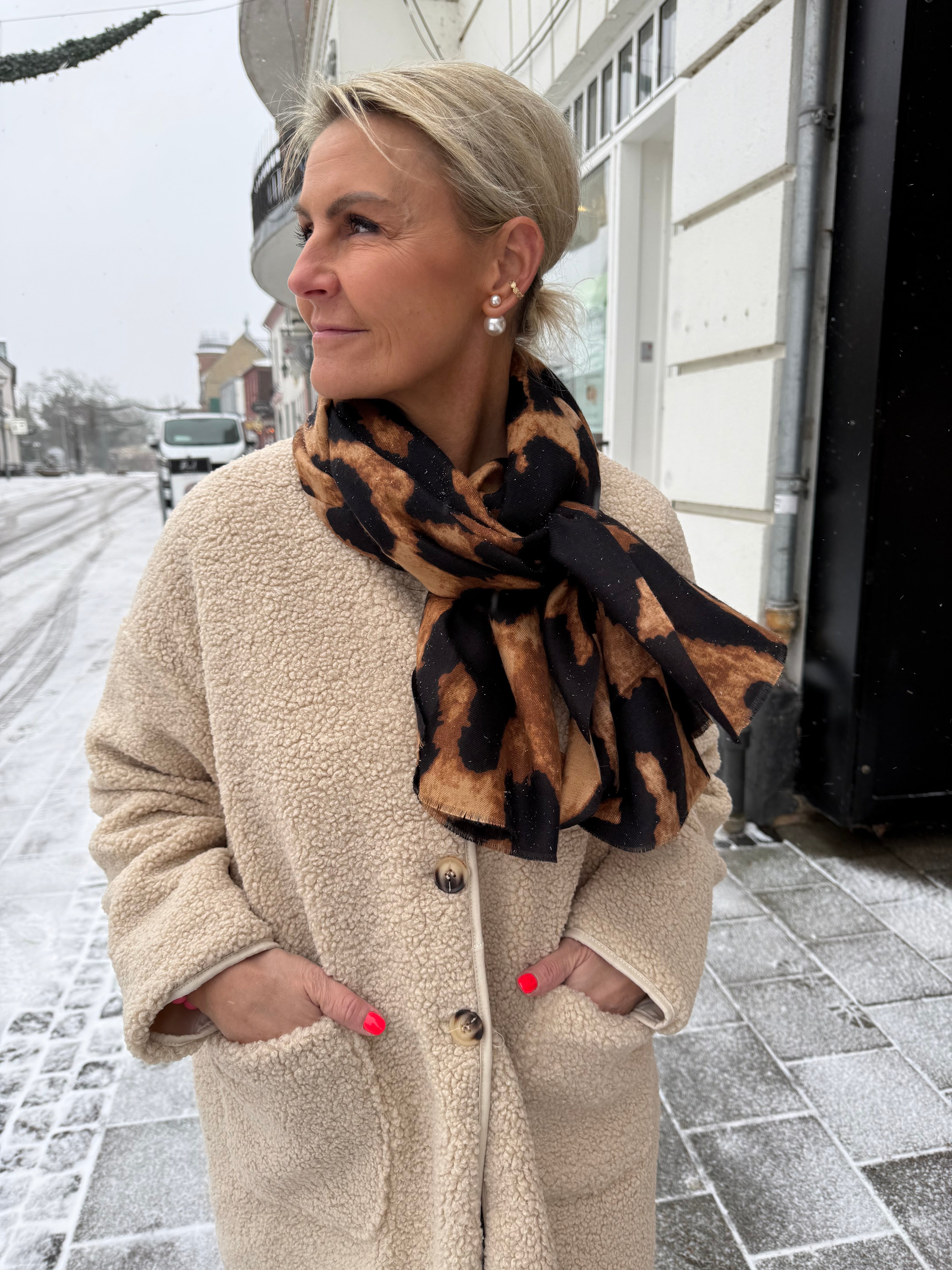 FAWN leo vinterscarf - Natural