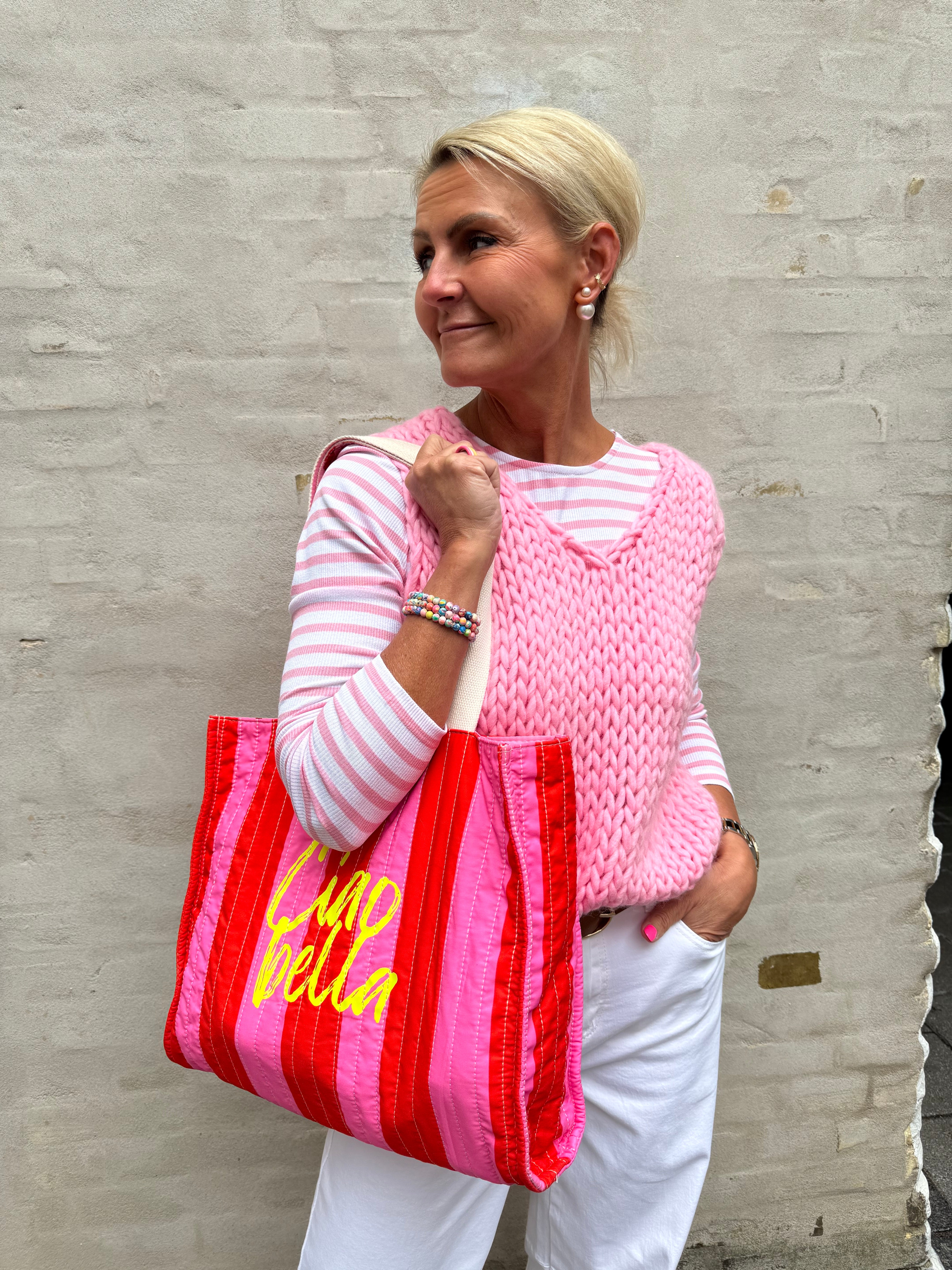 Ciao Bella Big Bag - Red/Pink