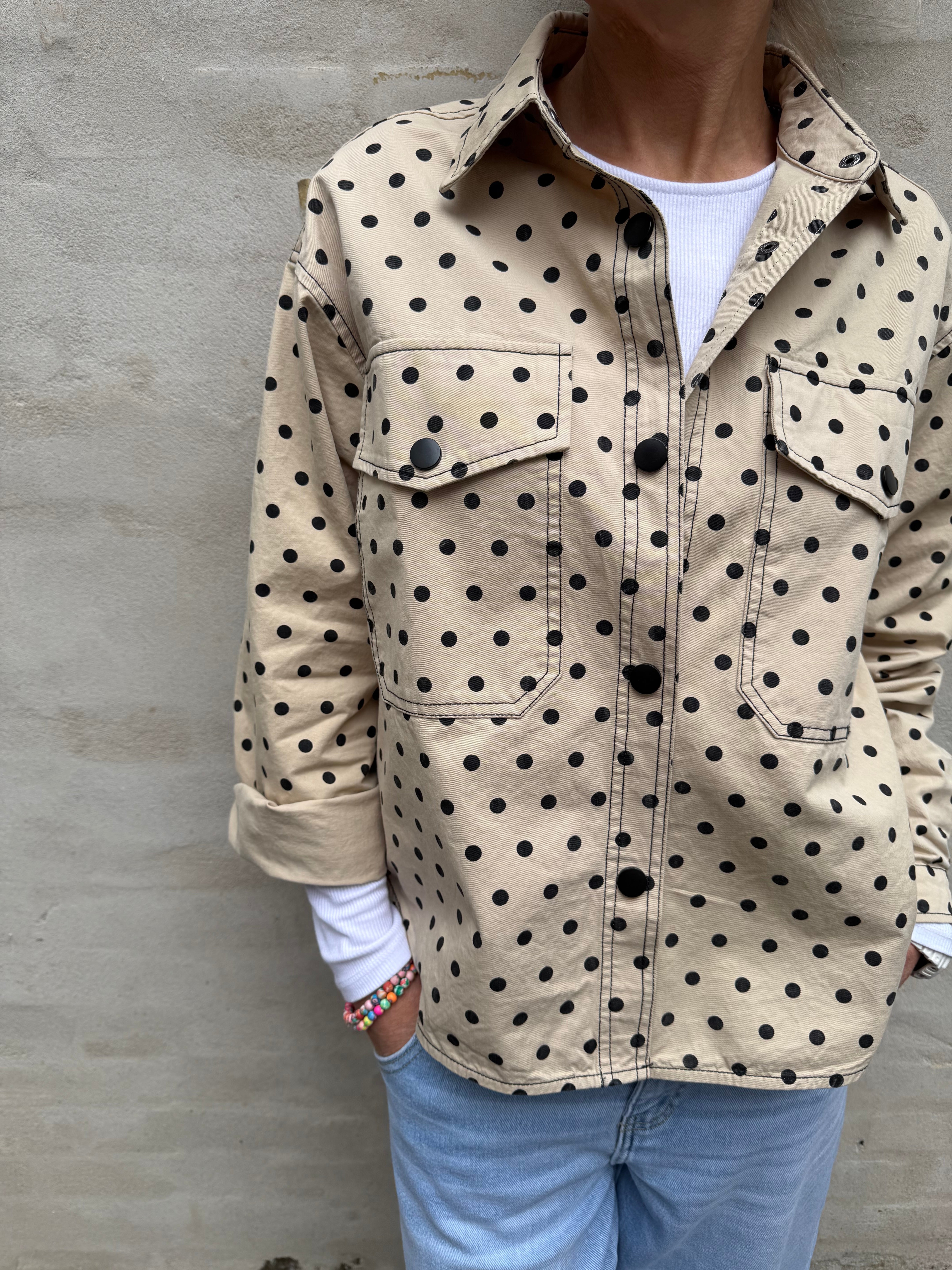 DiddiCC Dot Shirt - Bone