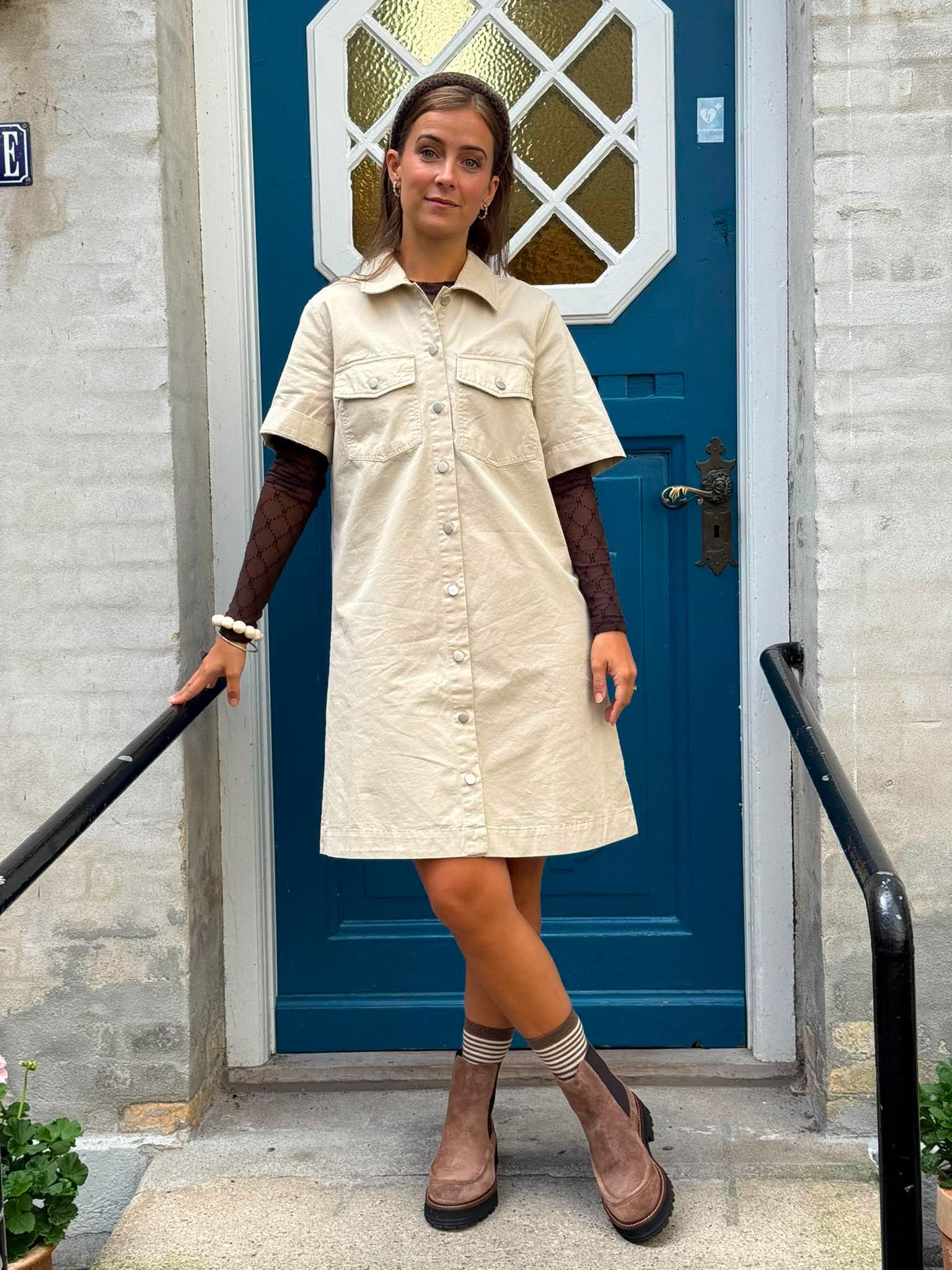 Carrie dress - Sand