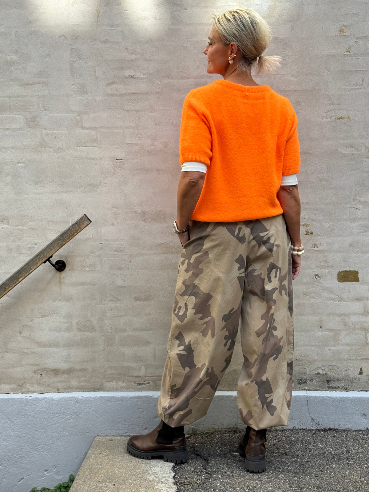 Lavinia Knit - Orange Flou