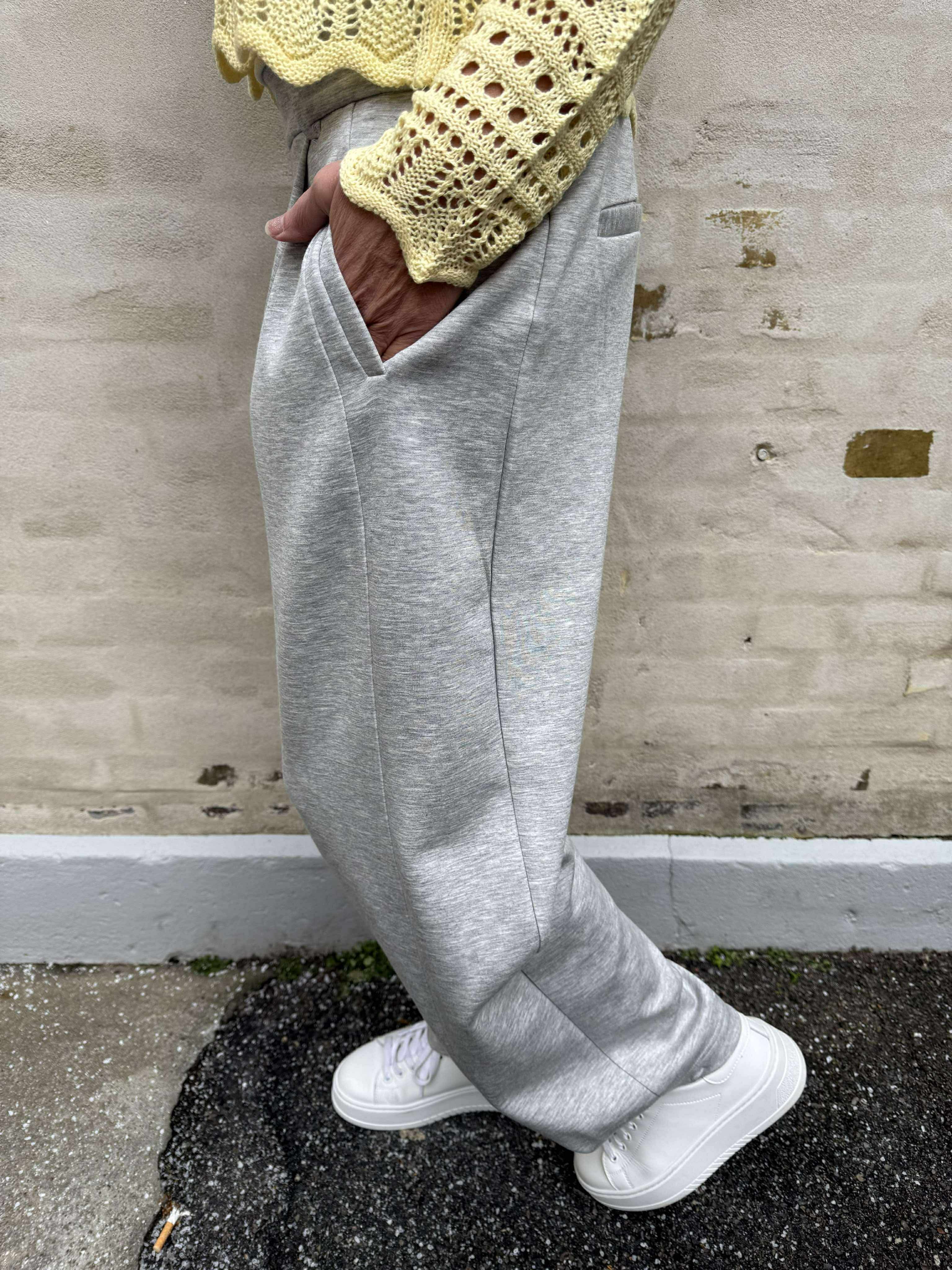 Buka Pants - Ljusgrå Melange