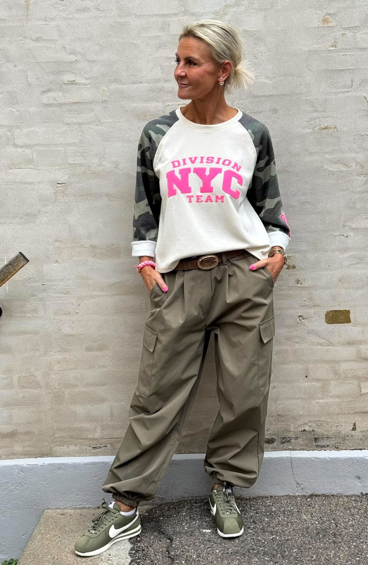 NYC Sweat -  White/Military