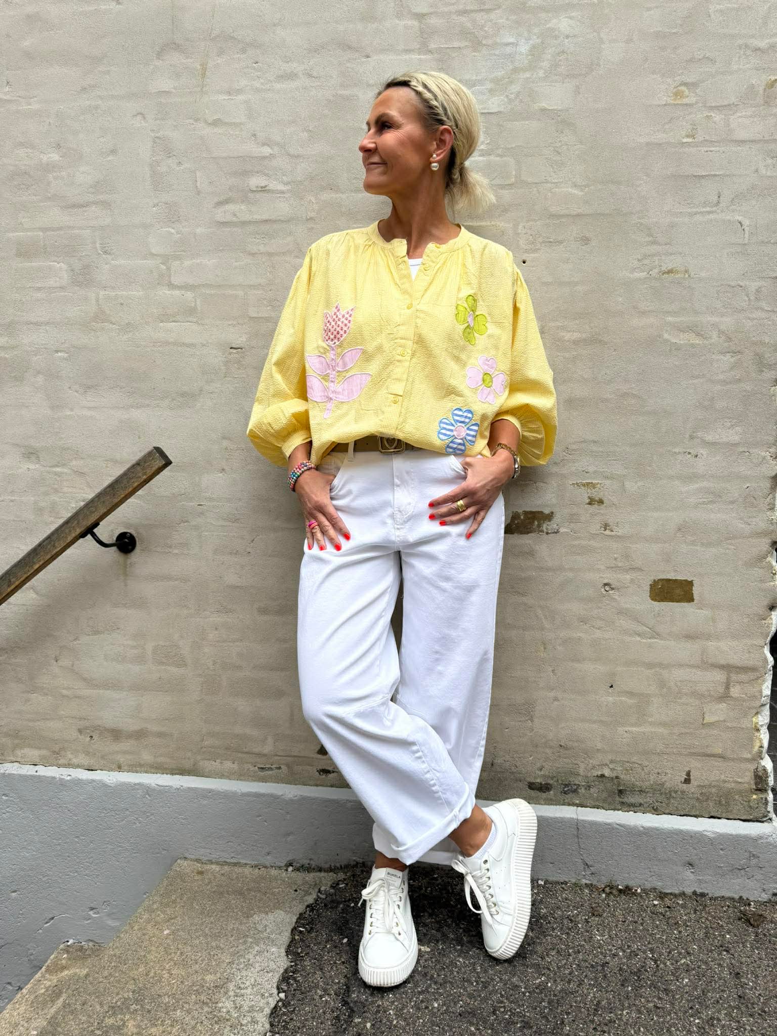 Flower Blouse - Yellow