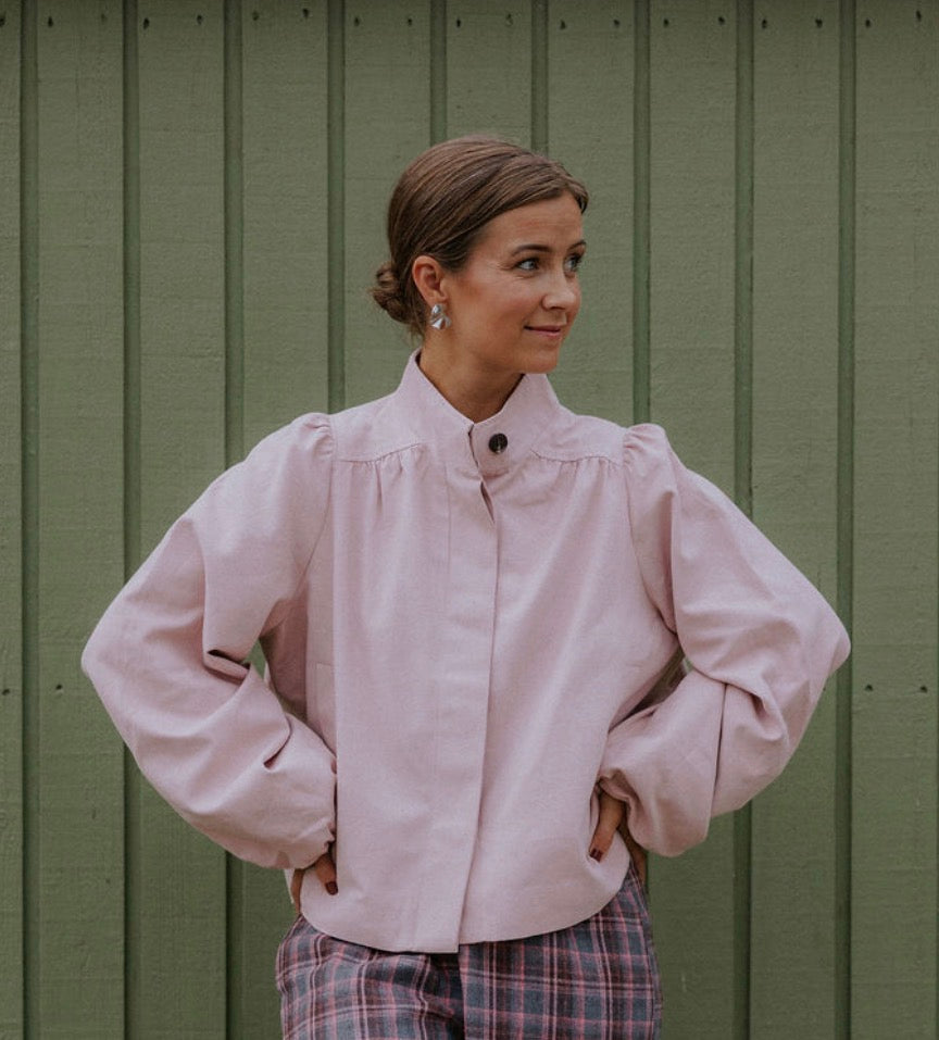 Tirsa Canvas Jacket - Light Pink