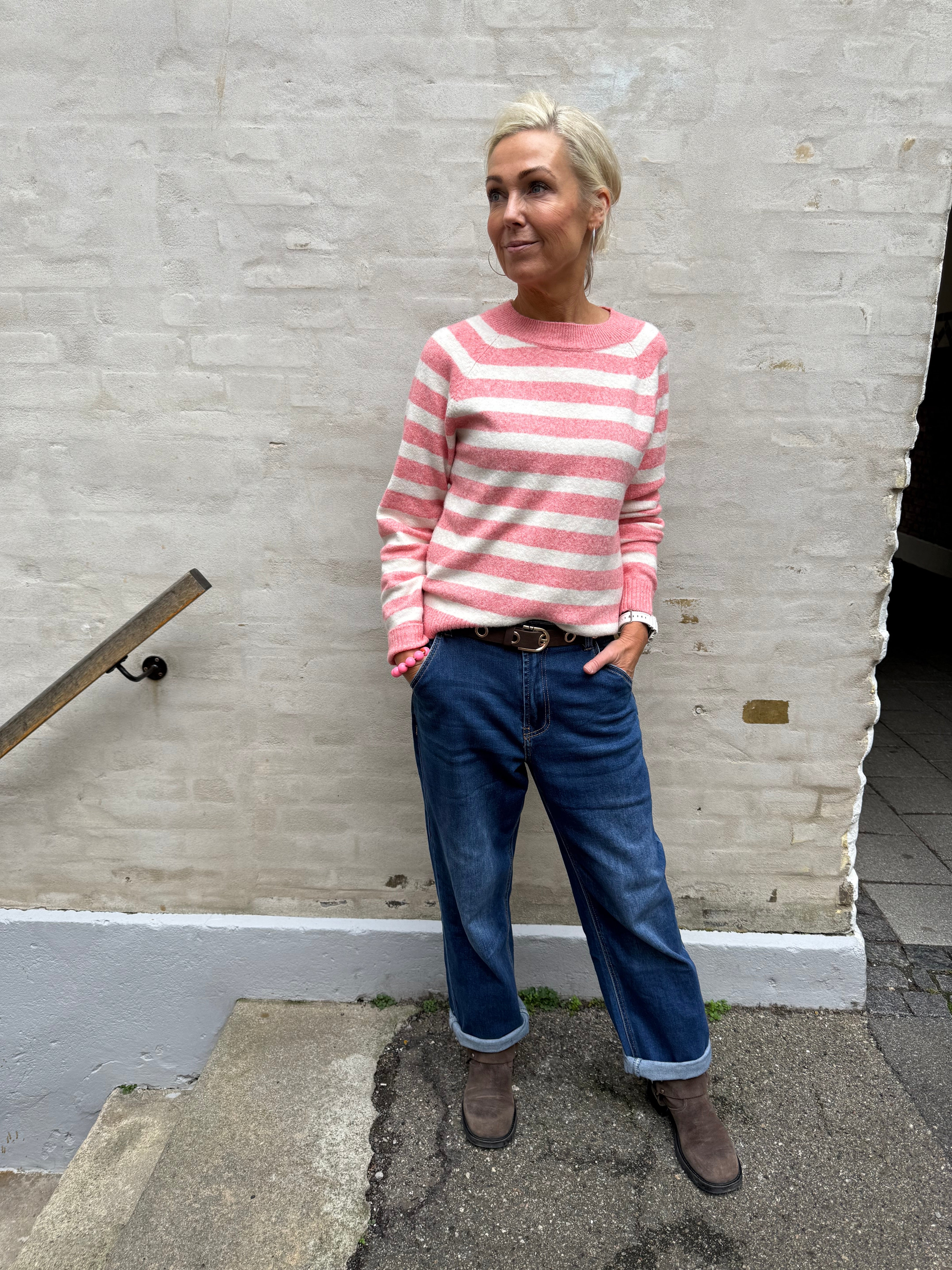 DOFFY O-HALS BLUS - Coral Paradise/BJÖRK