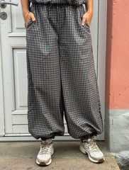Linea Check Pants - Brown Check
