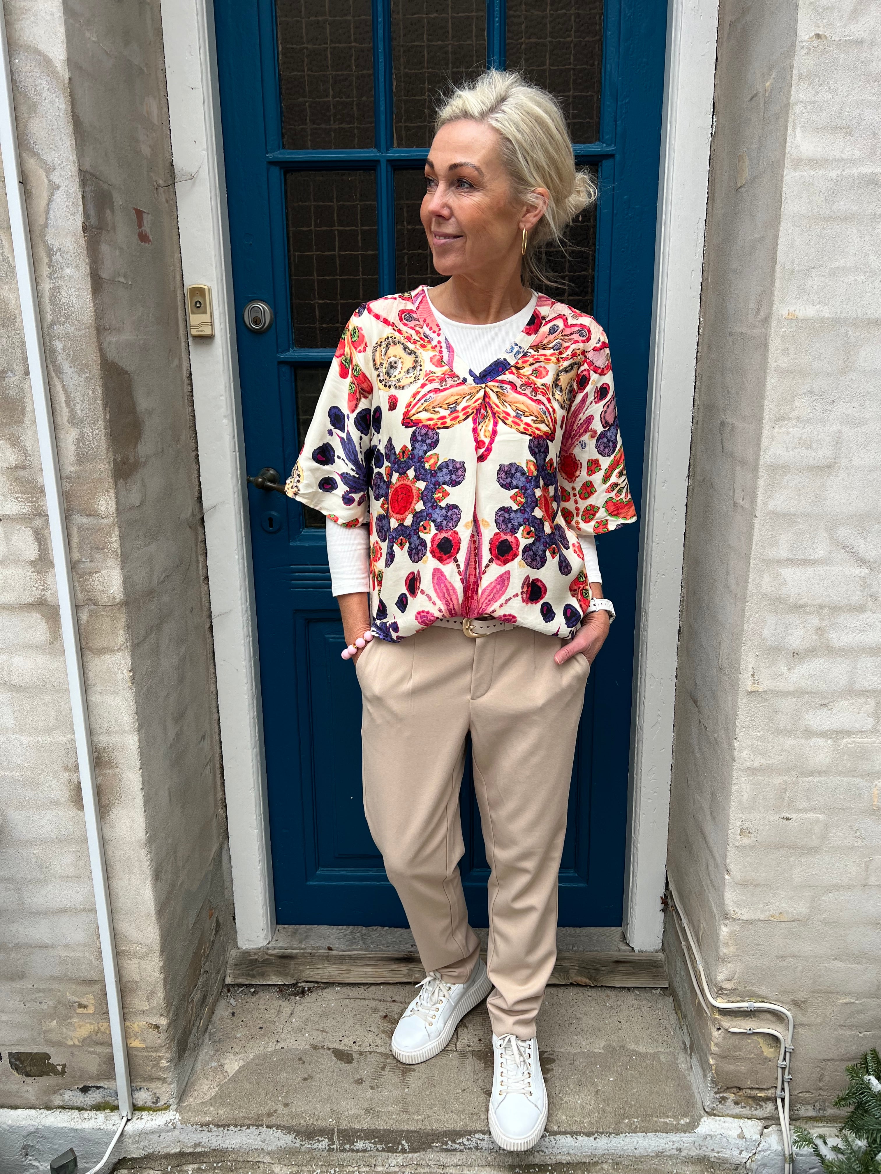 Mandy Blus - Blå/Rosa