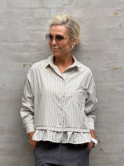 Stessi-skjorta - Off-White/Svart
