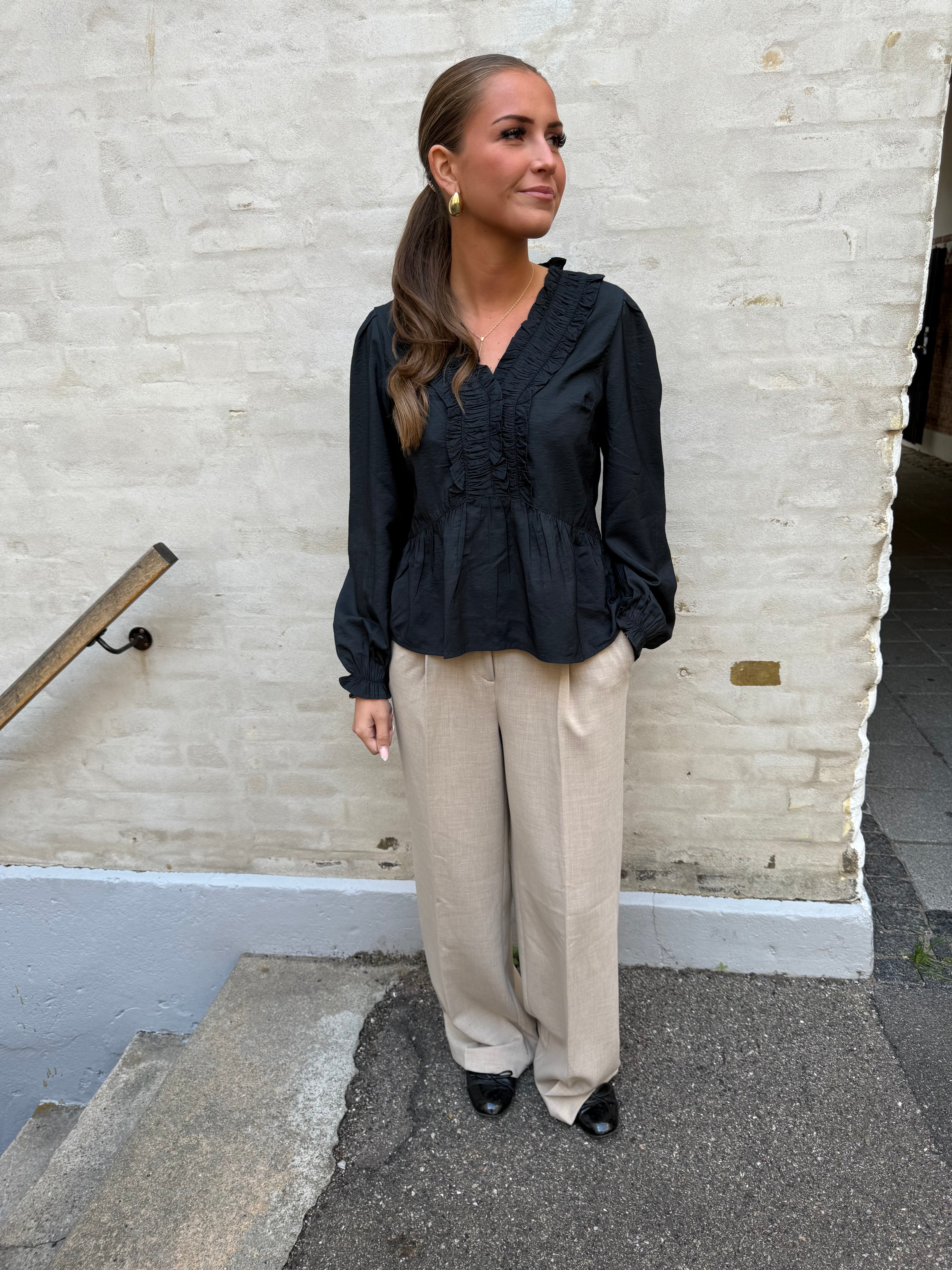 Melfy Structure Blus - Marinblå