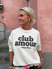Club Amour Sweat - Beige/Brun