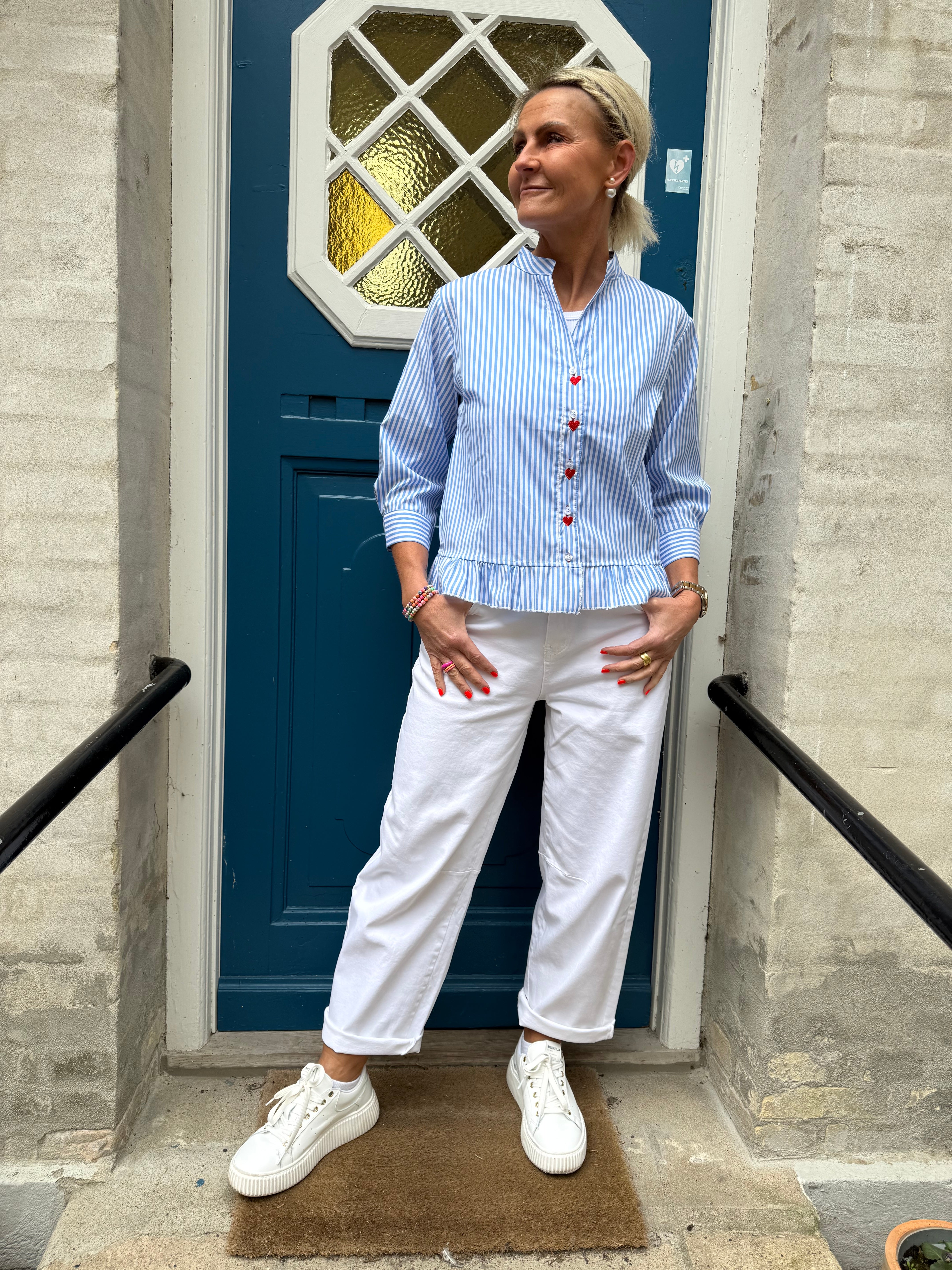 Lobster Shirt - Blue Stripe