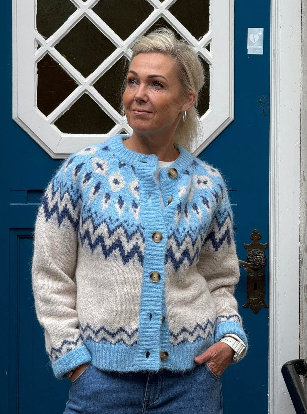 SoleGO Cardigan - Blue Mix