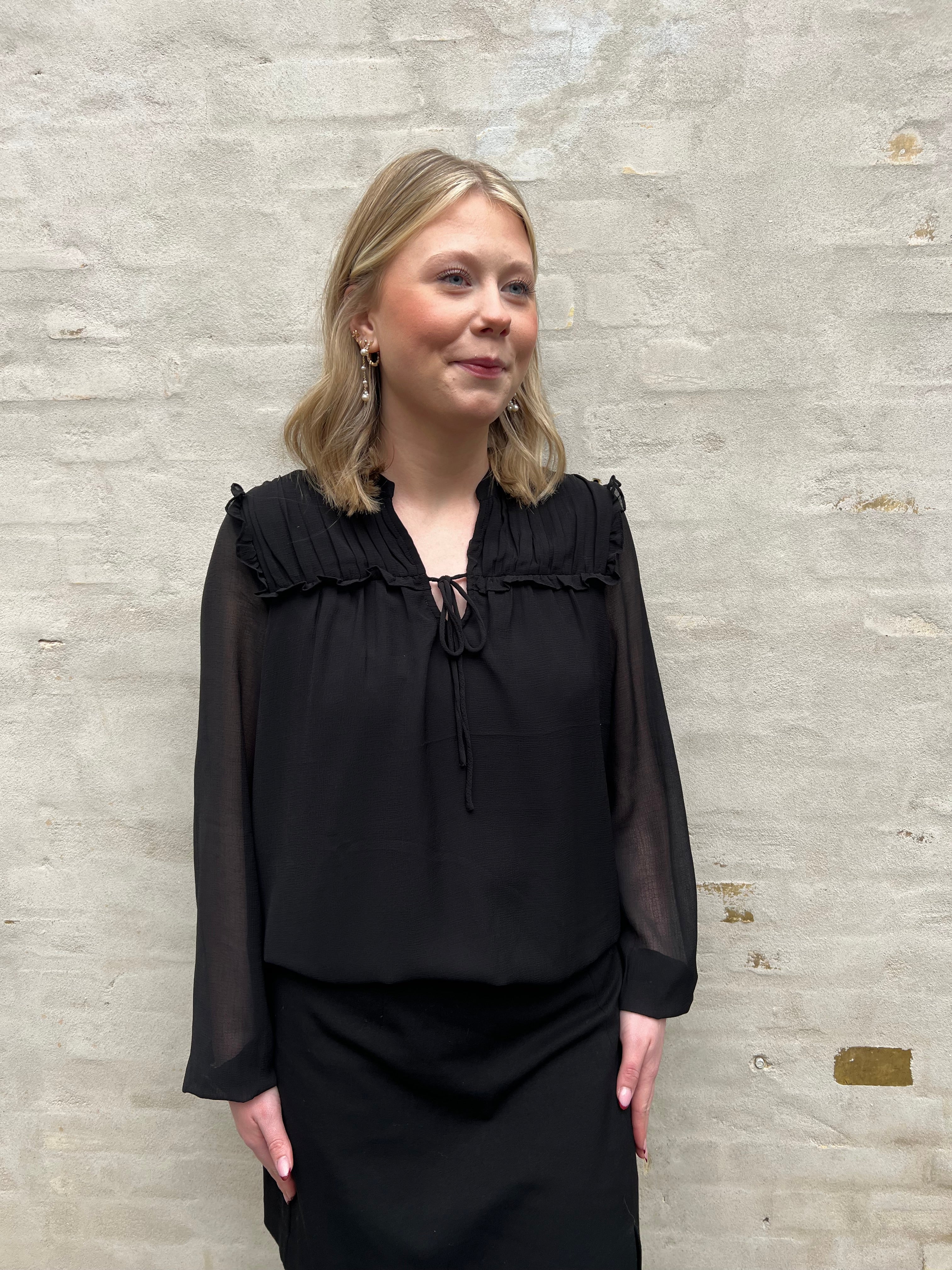 LINEA LS TOPP - Svart