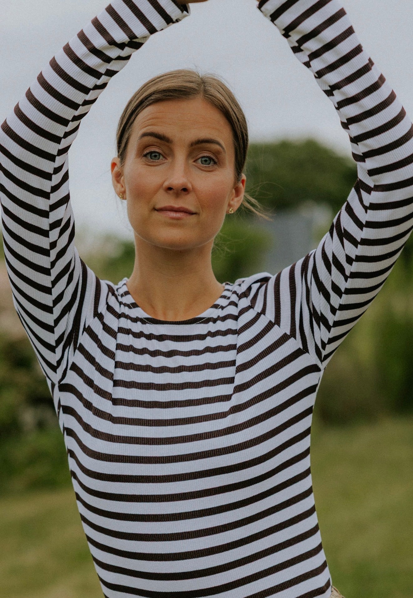 Everyday Stripes Blus - Svart