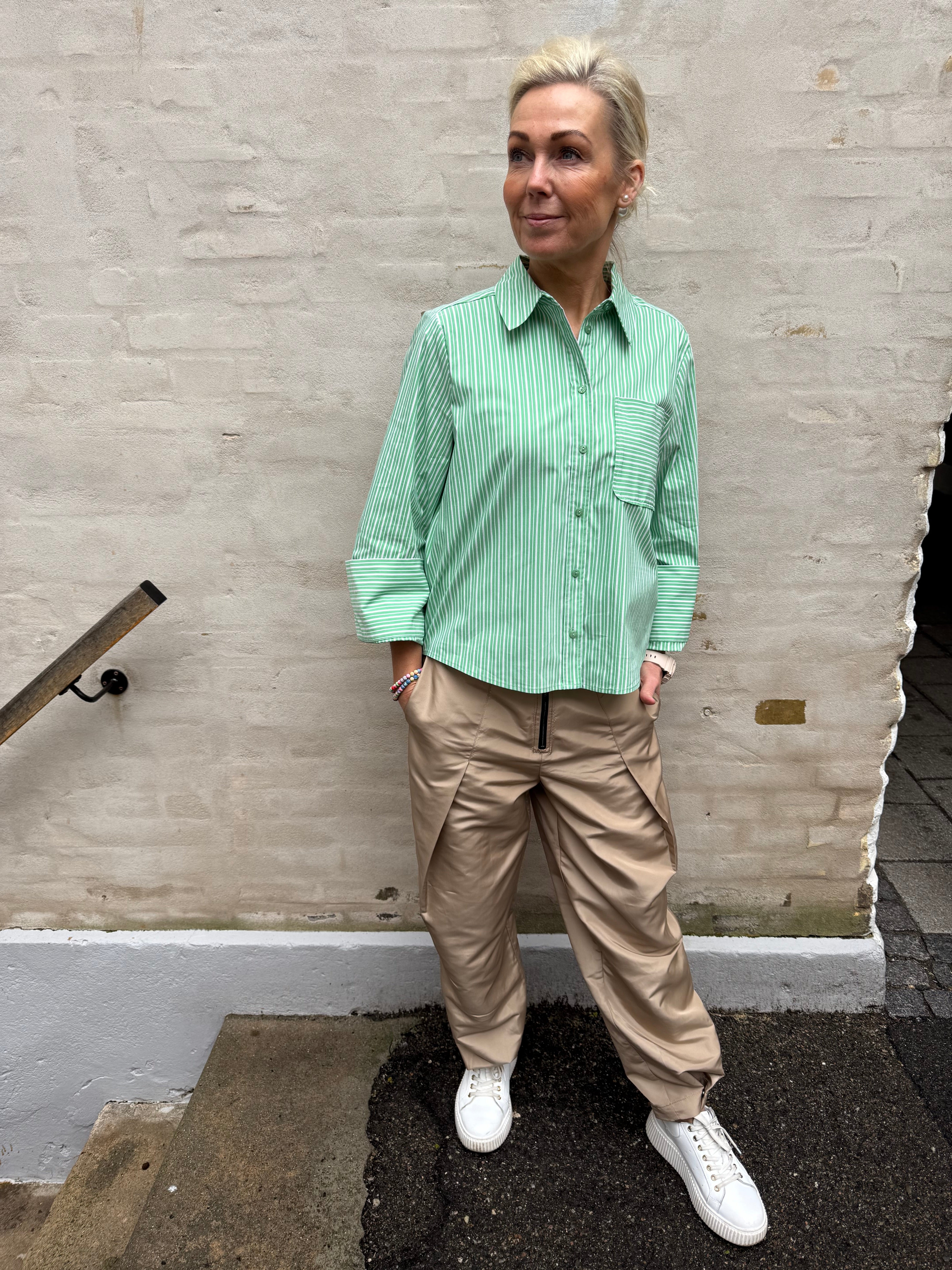 BaliCC Bell Sleeve Shirt - Grön