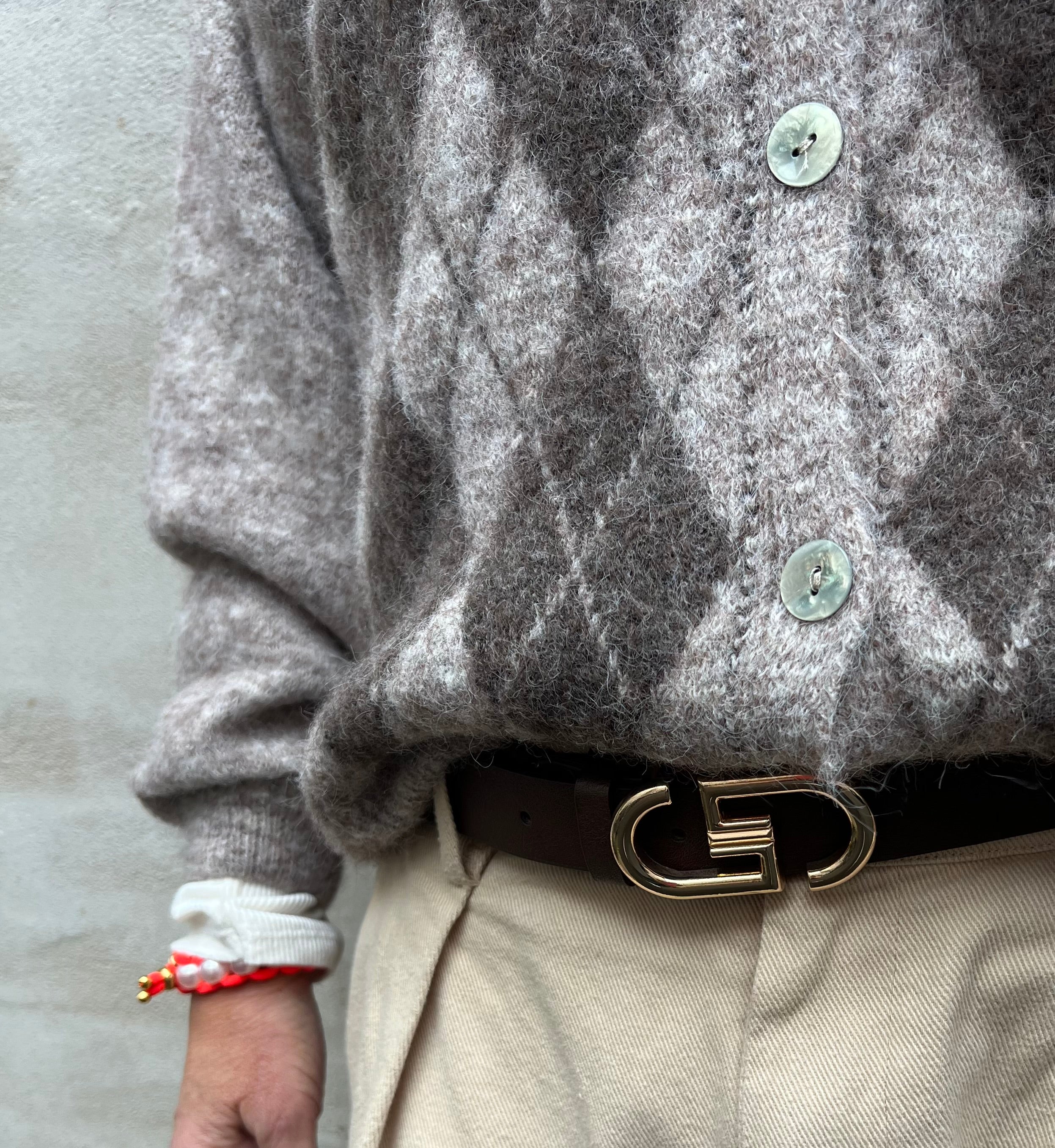 Bälte Läder - Choco