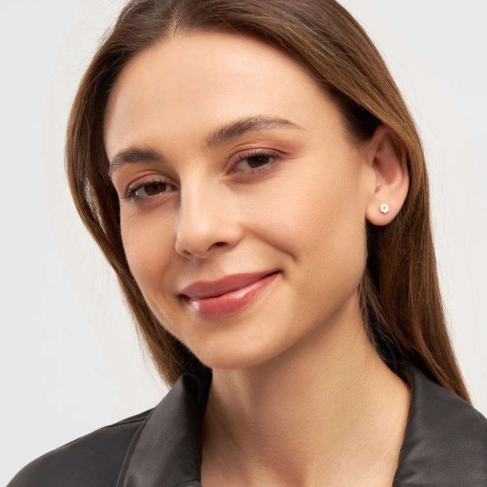 Anemonörhänge 1 st guldpläterad - Guld