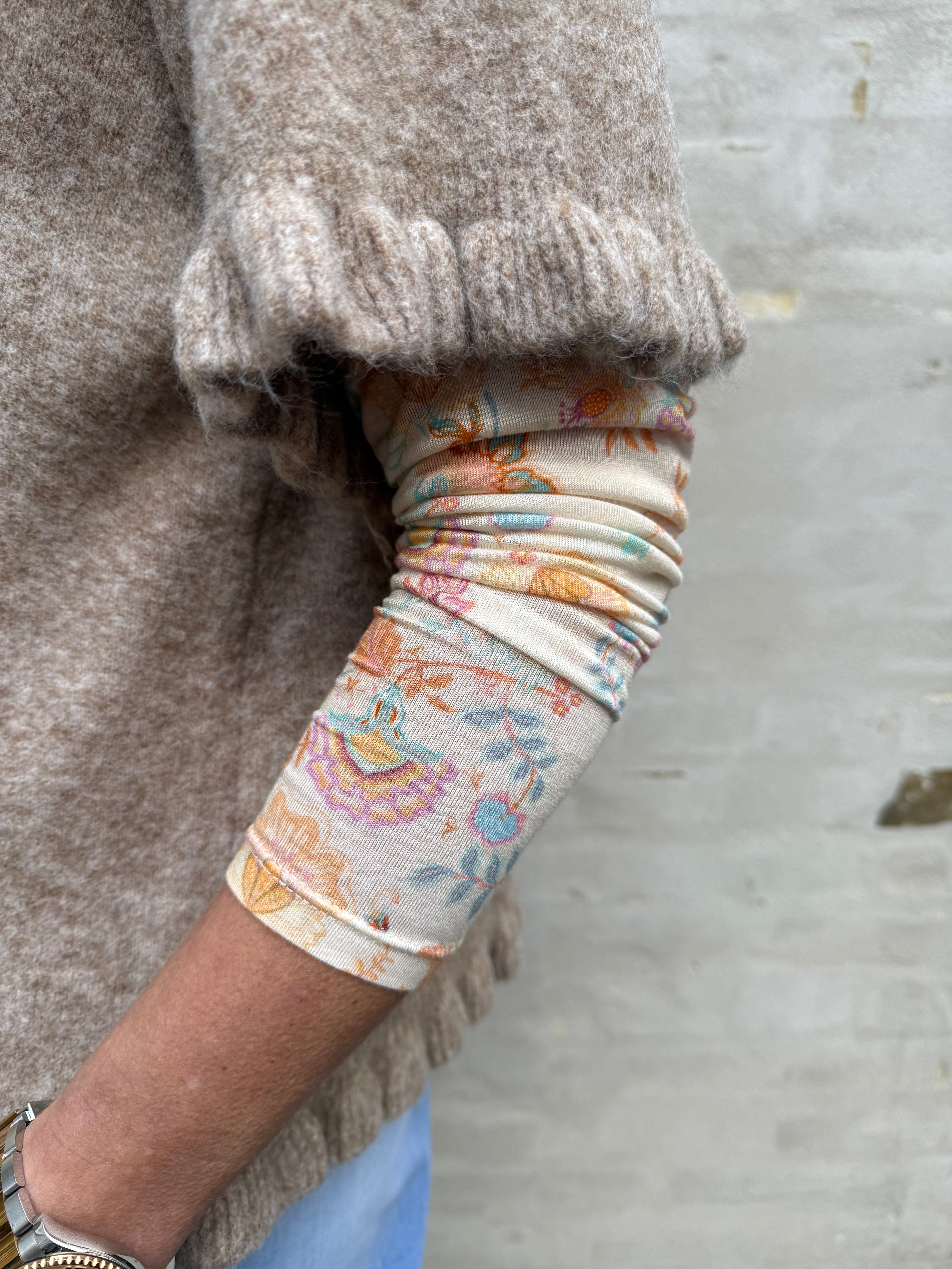 Elissa LS T-shirt - Beige