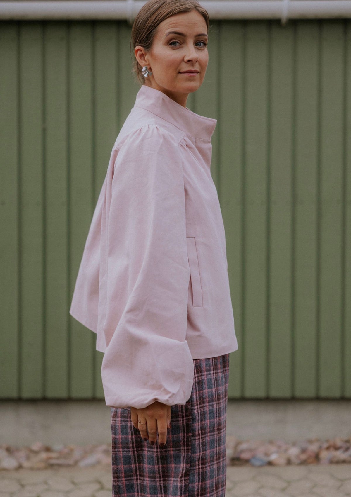 Tirsa Canvas Jacket - Light Pink