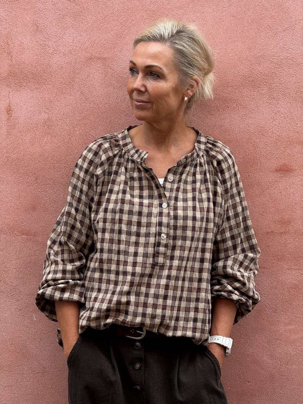 Zephyr Blouse - Brown