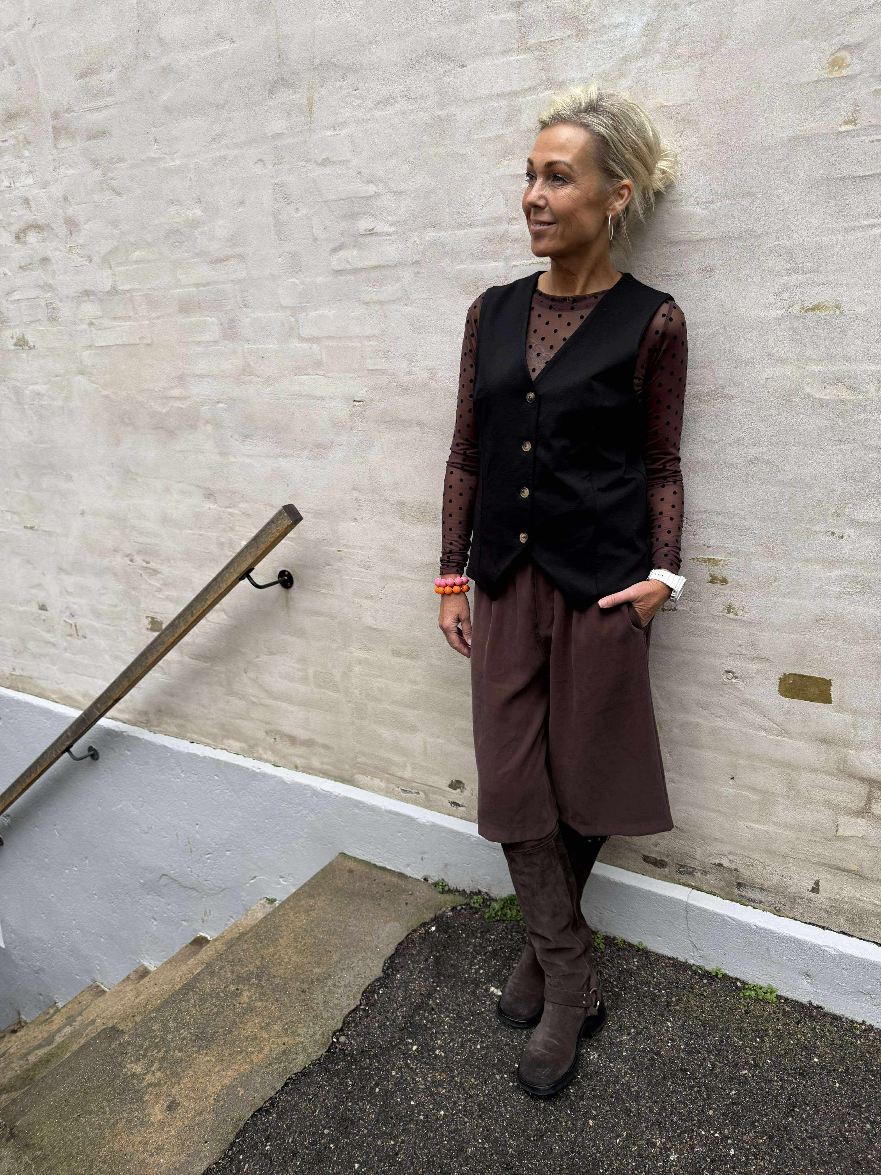 CASBA långa shorts - Kaffe