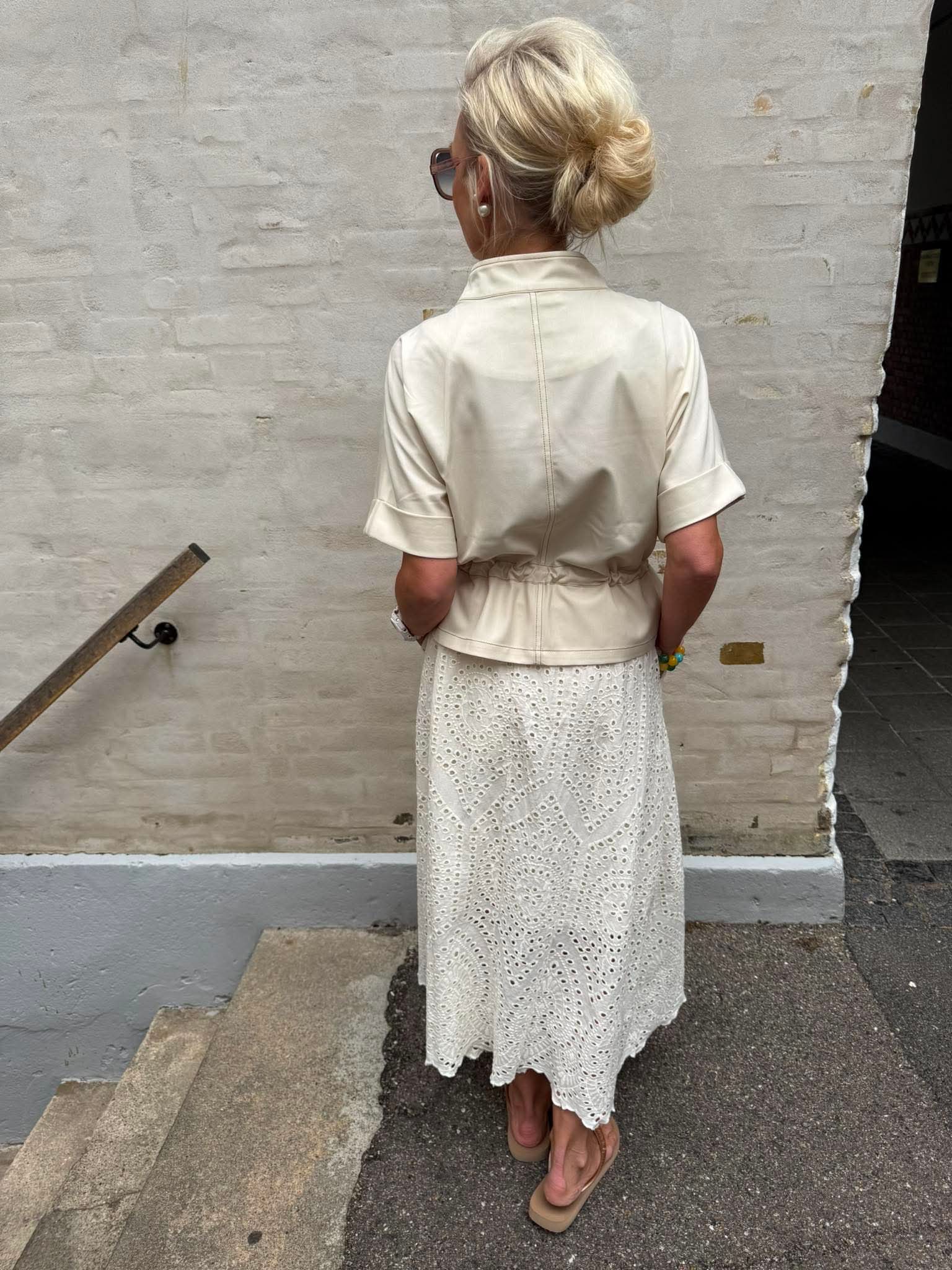 FREY lace skirt - Creme