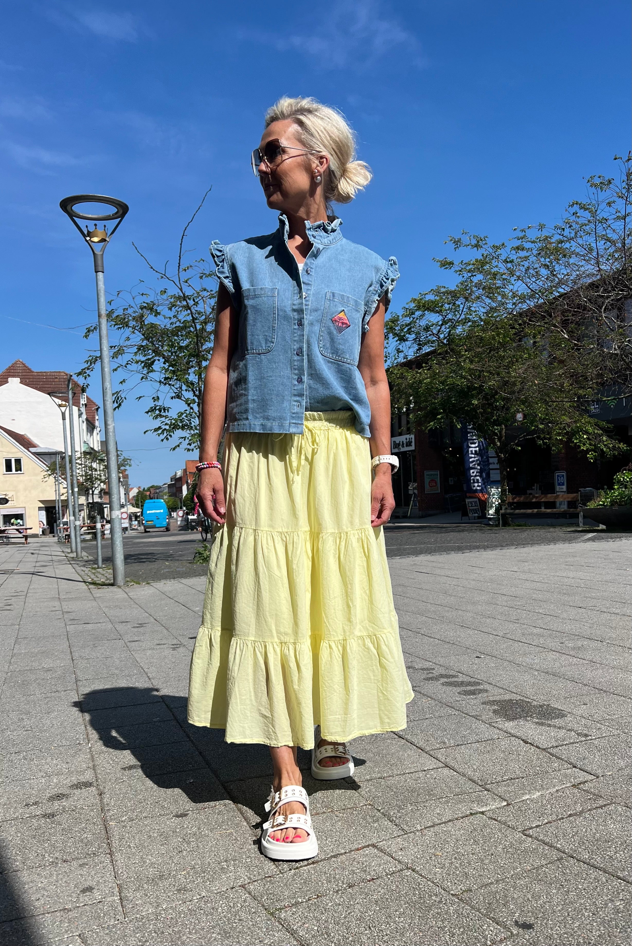 FÖRORDER-Summer Vibe Kjol - Gul