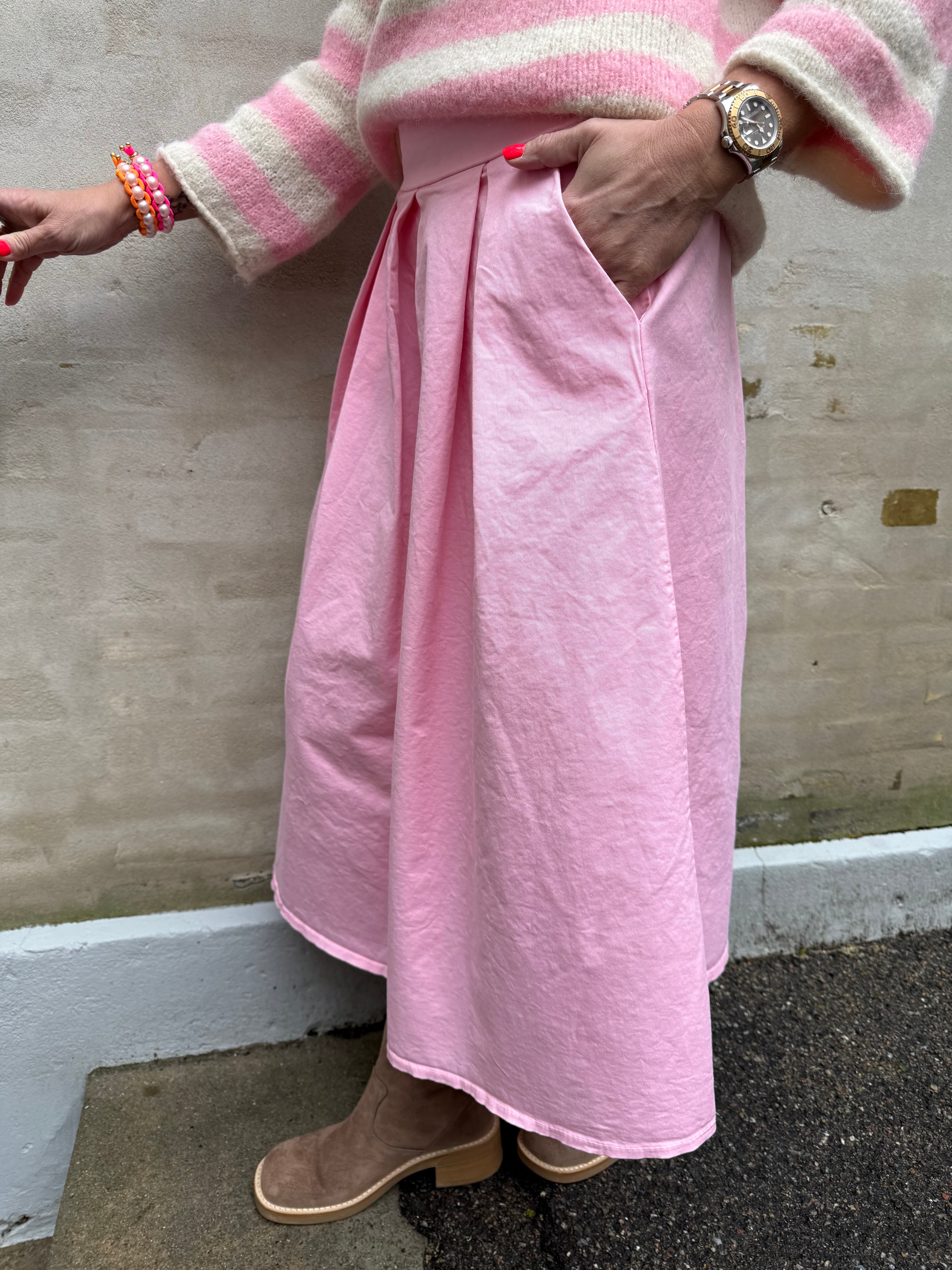 Betty Long Kjol - Rosa