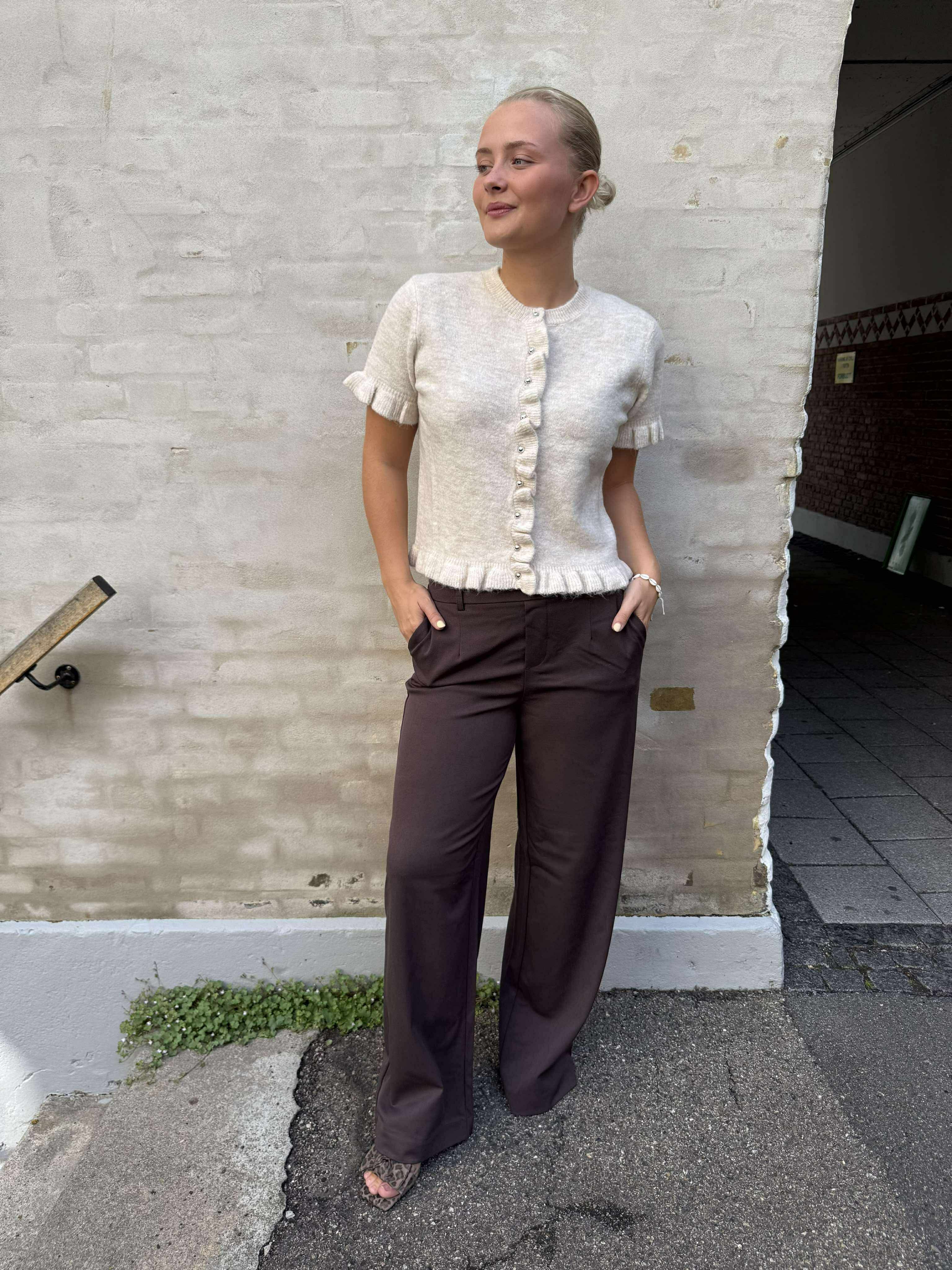 Lisa WIDE pant - Seal Brown