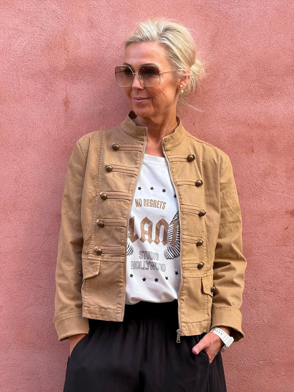 PREORDER-Baldoni Jacket - Camel