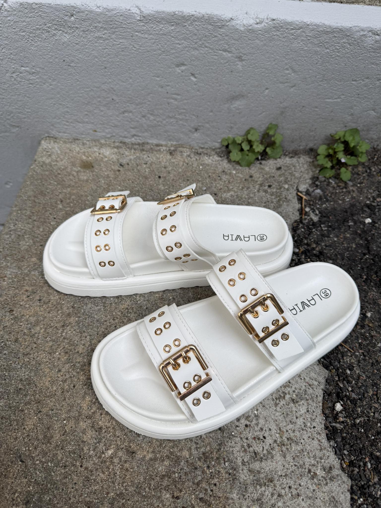 Holy Moly Sandals - White