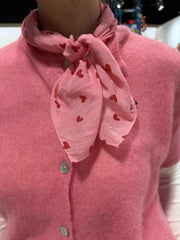 CLAUDINE minisjal - Rosa Röd