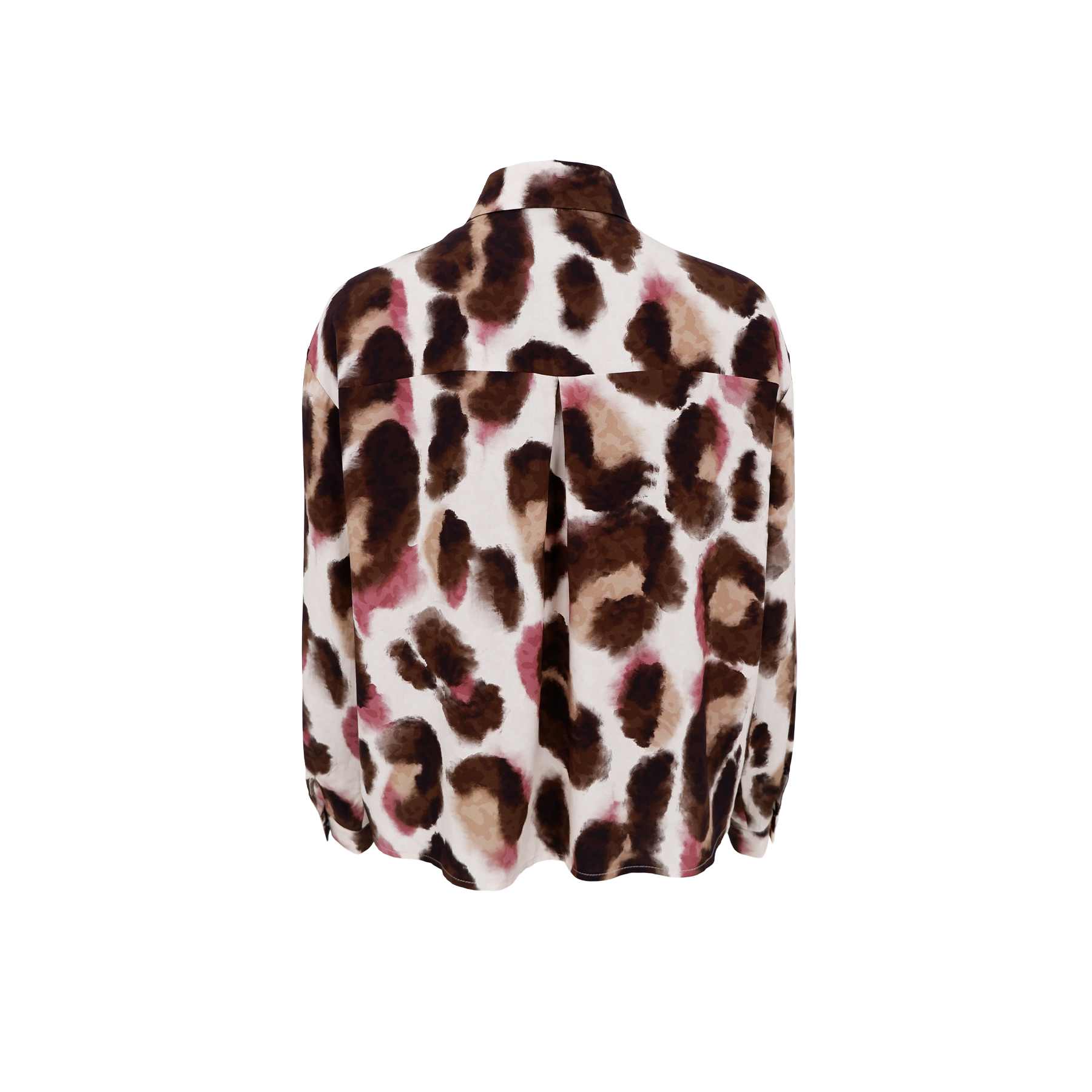 ELISA skjorta - brun/rosa