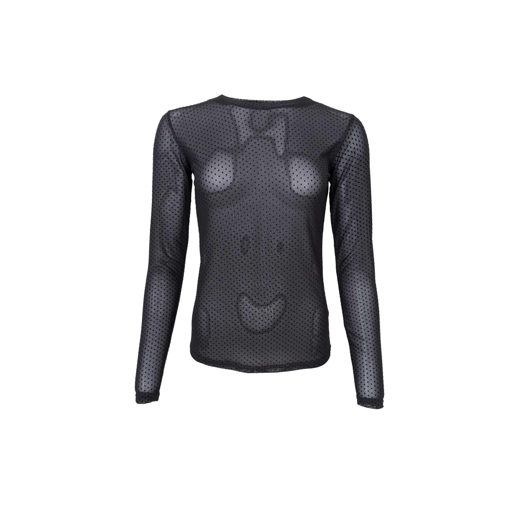 JESSIE mesh blouse - Black