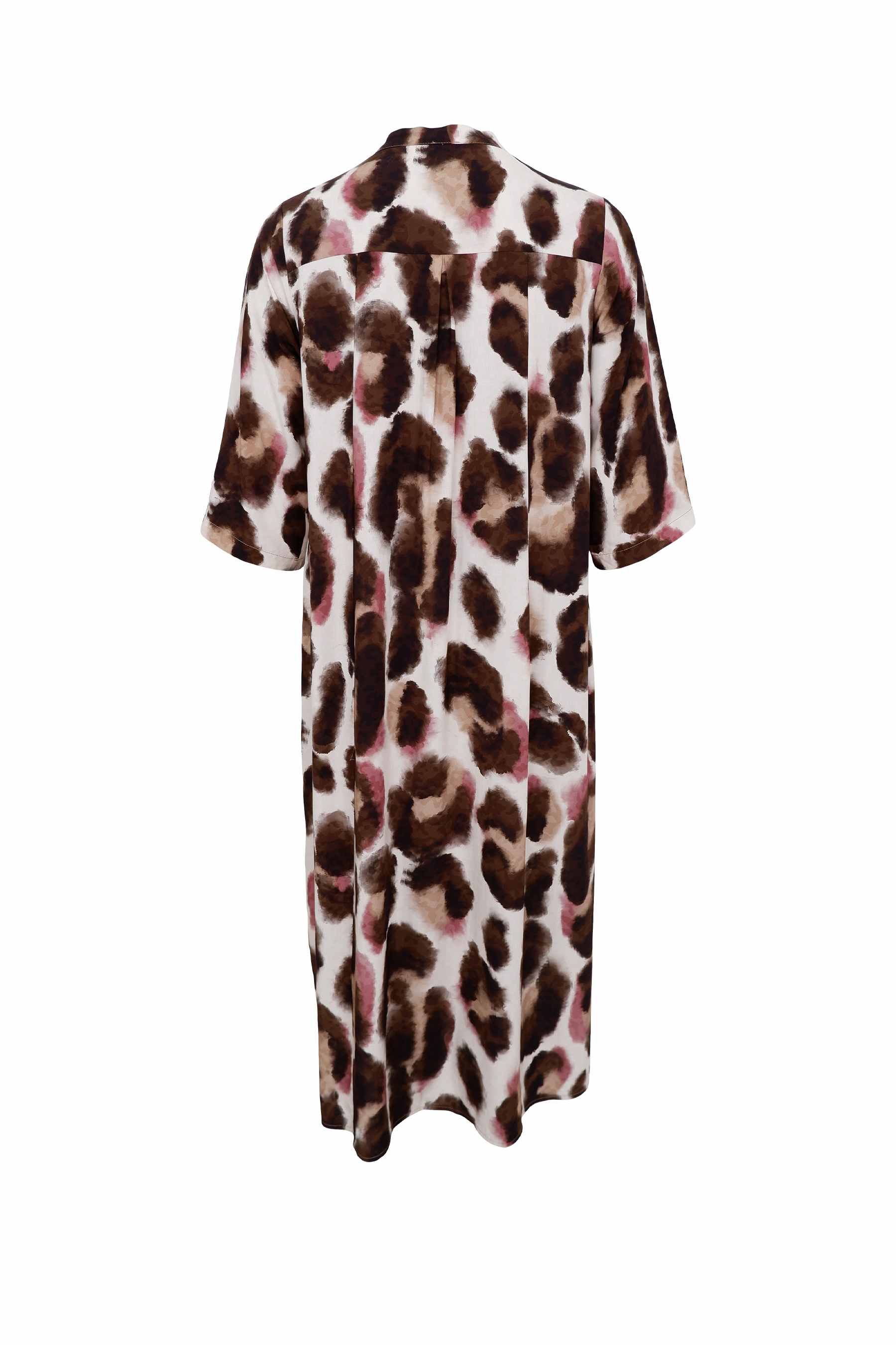 KENNA skjortklänning - Brown Rose